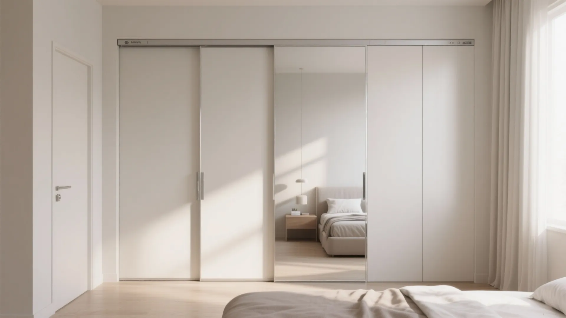 Minimalist Sliding Door Almari