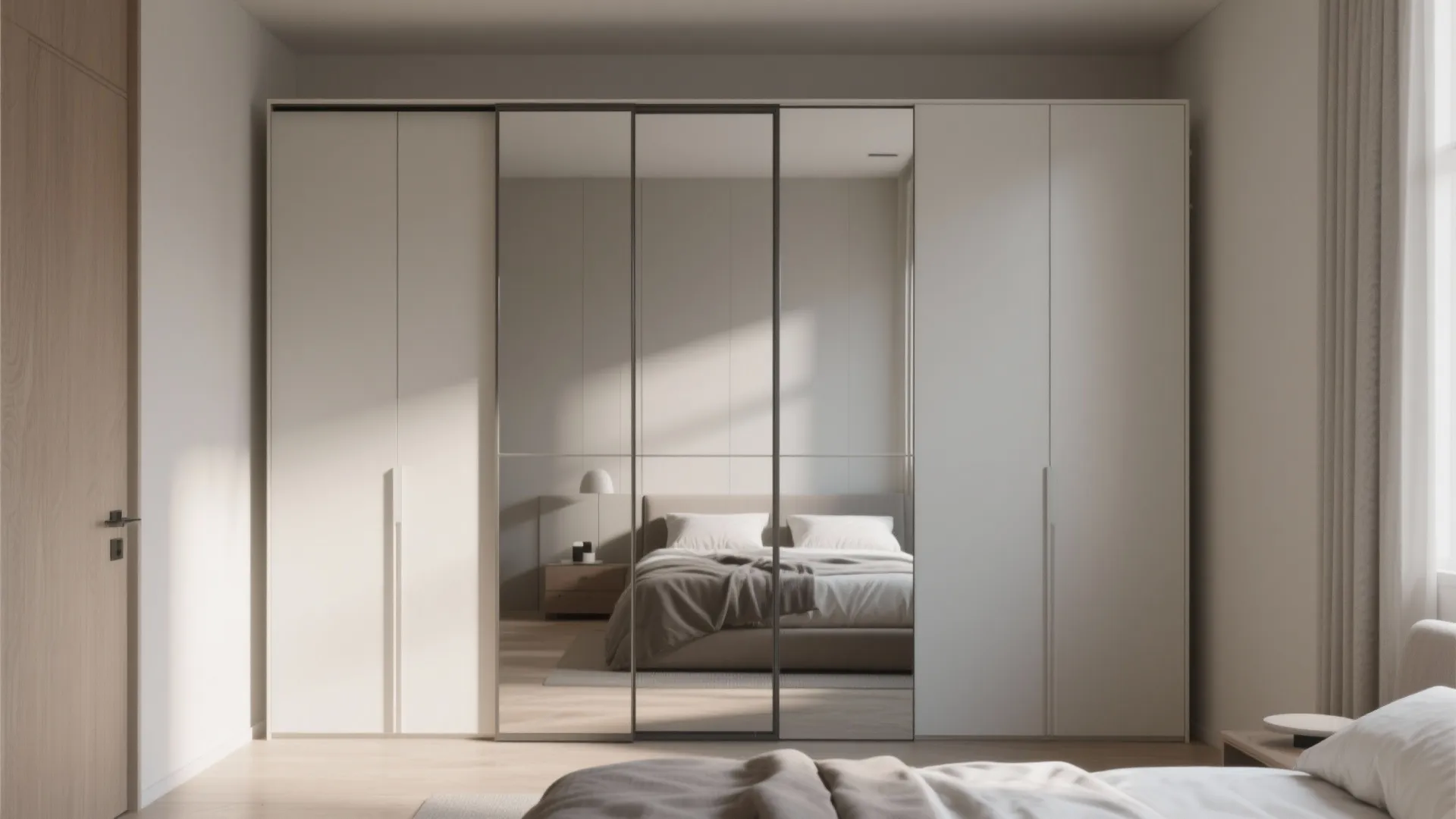 1. Minimalist Sliding Door Almirah