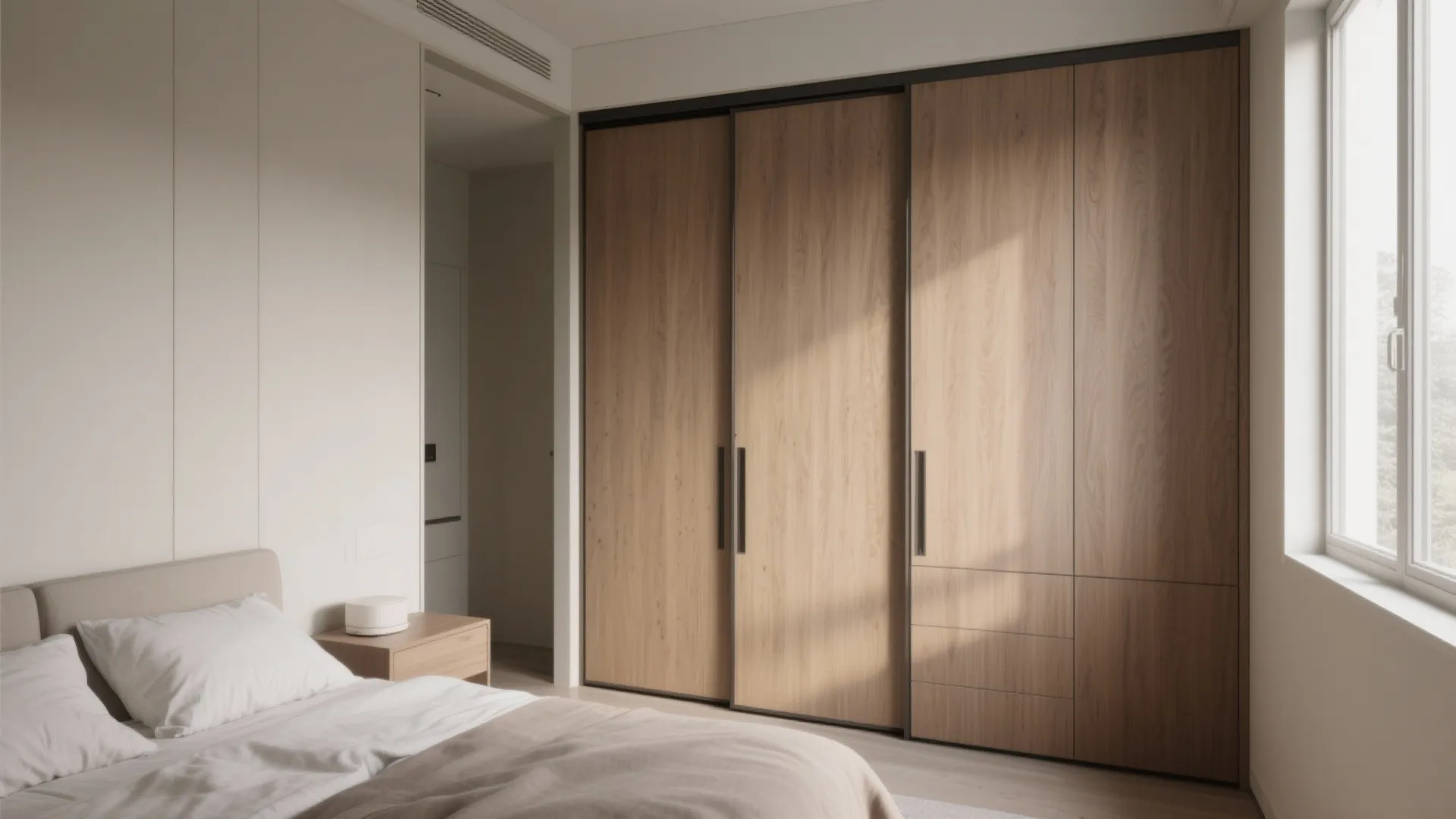 Minimalist Sliding Door Wardrobe