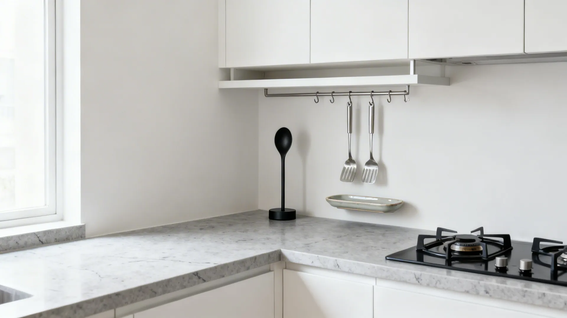 Minimalist Spoon Stand Styling with Hidden Storage