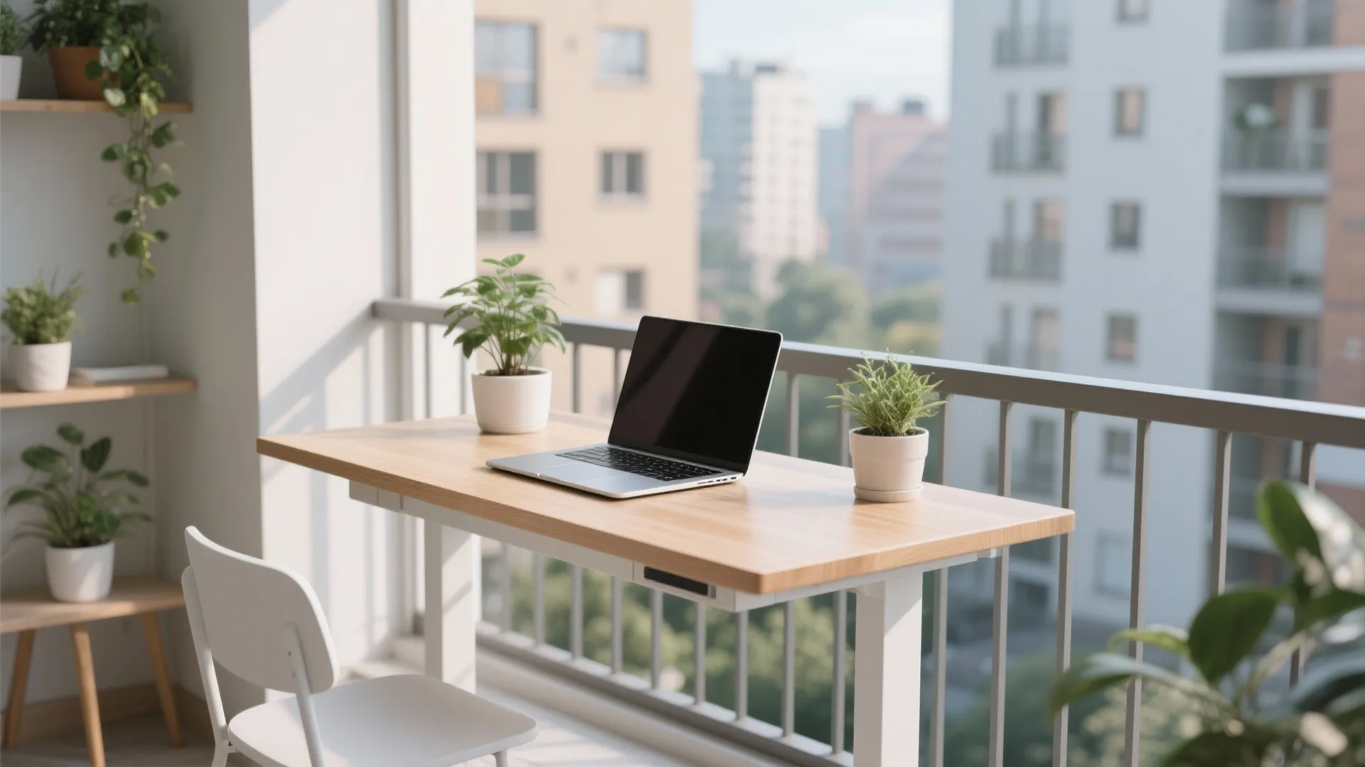 6. Minimalist Standing Desk