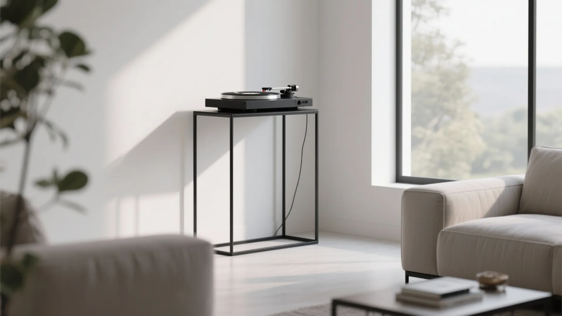 9. Minimalist Steel Stand