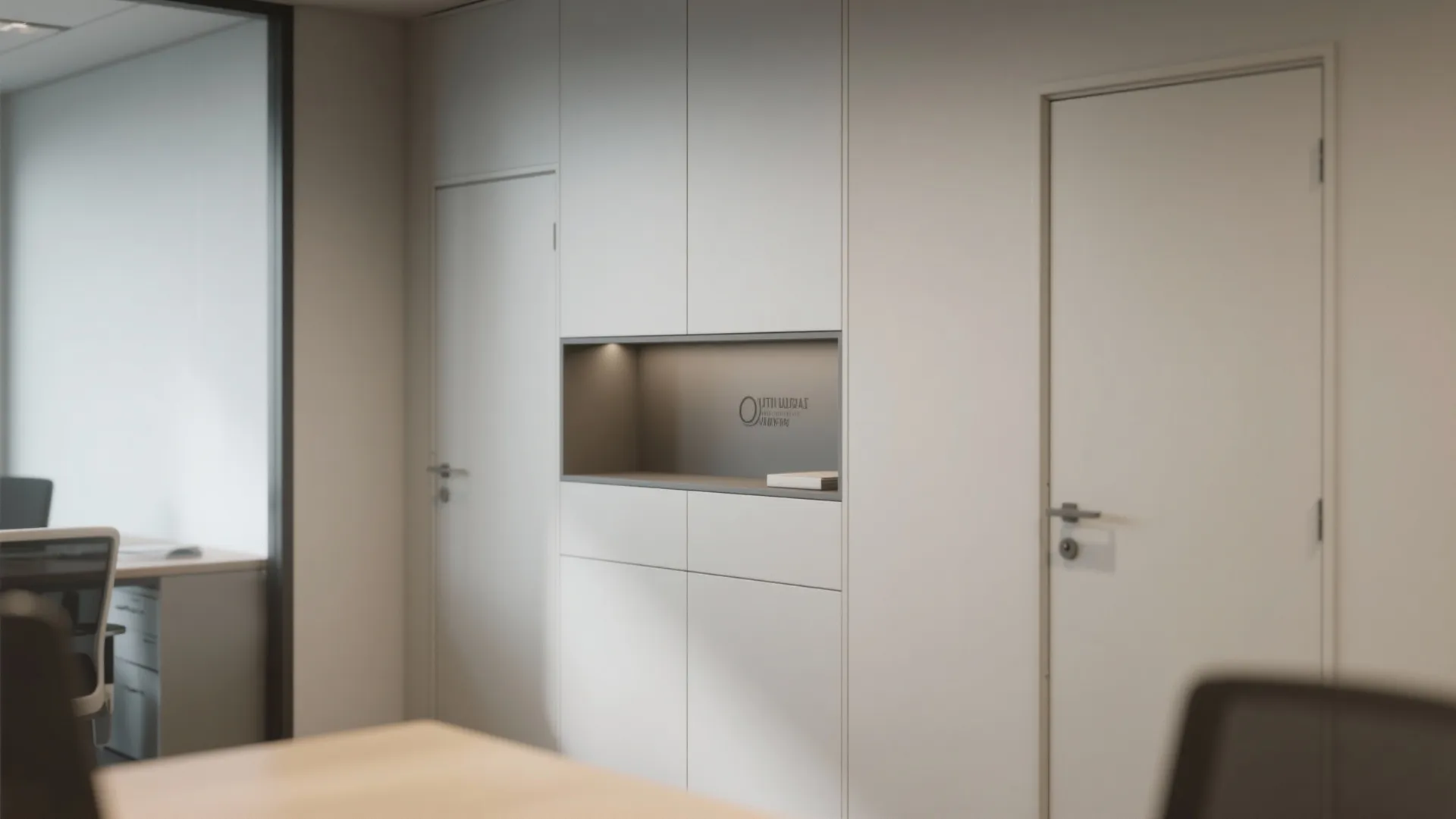 Minimalist storage built-ins