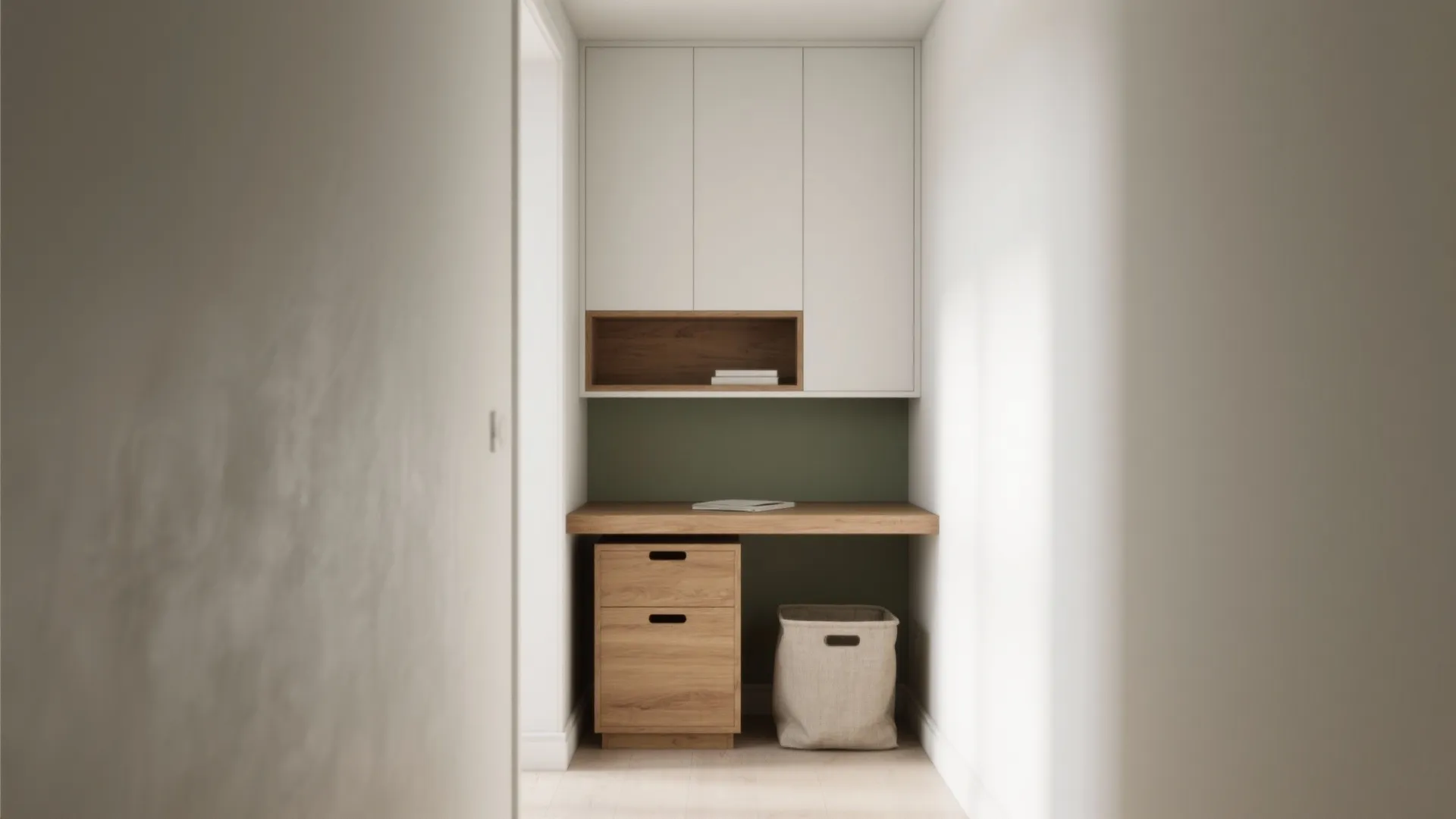 Minimalist storage for distraction-free study