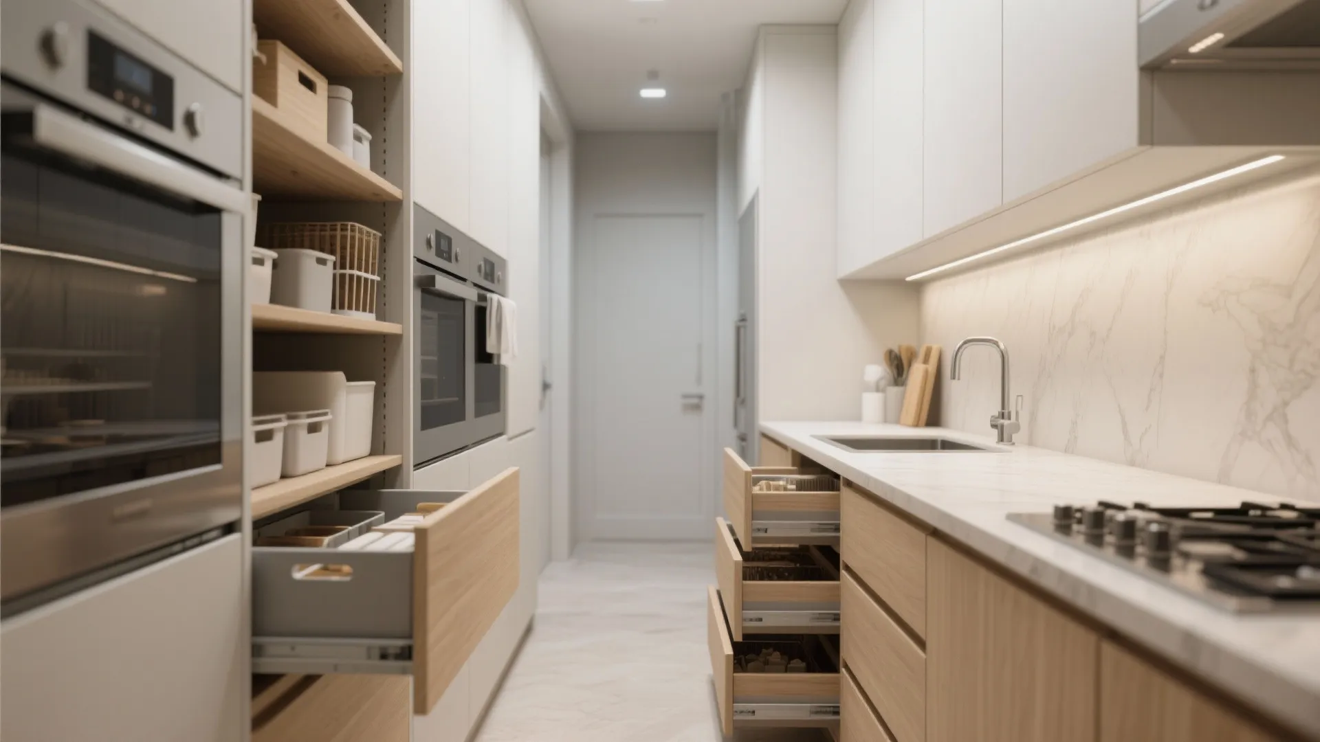 Minimalist Kitchen Storage