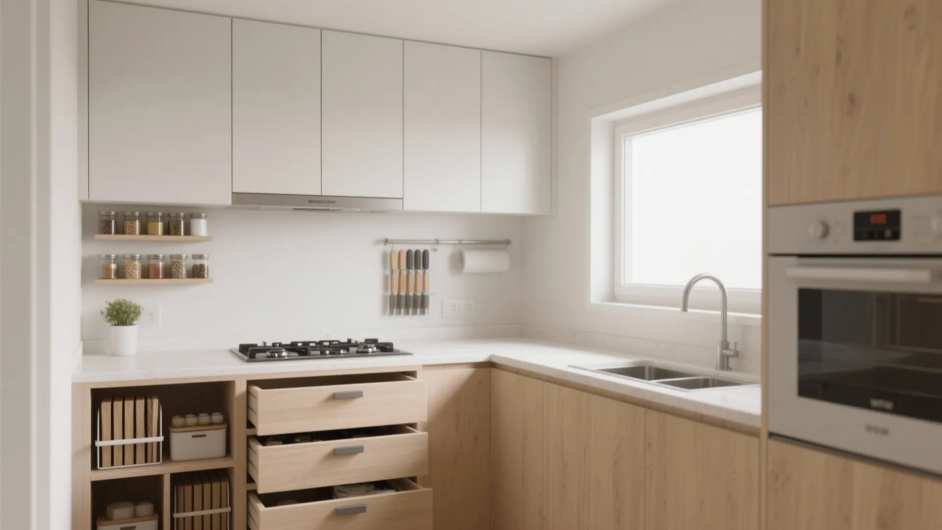 Minimalist Kitchen Storage