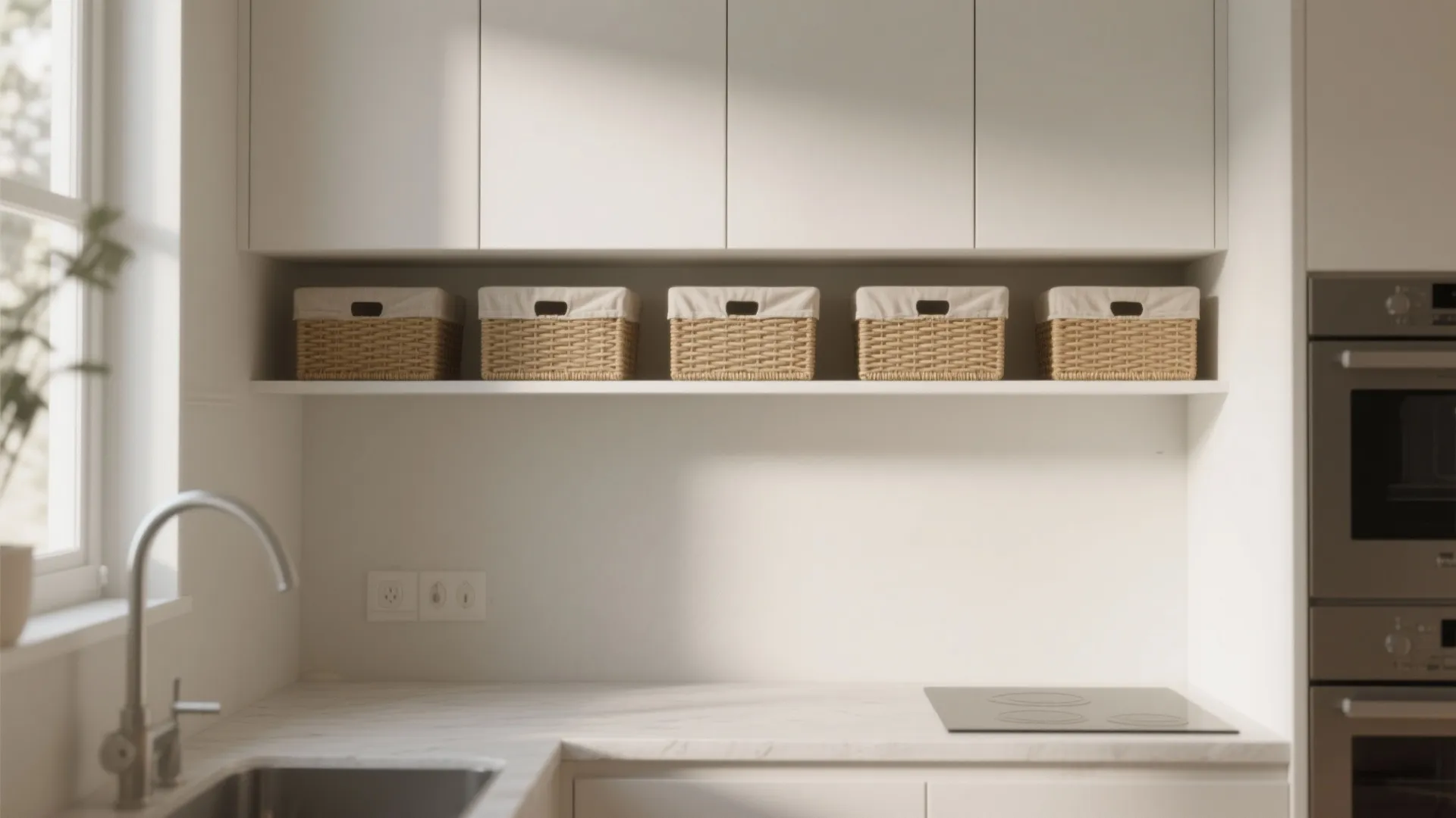 Minimalist kitchen storage
