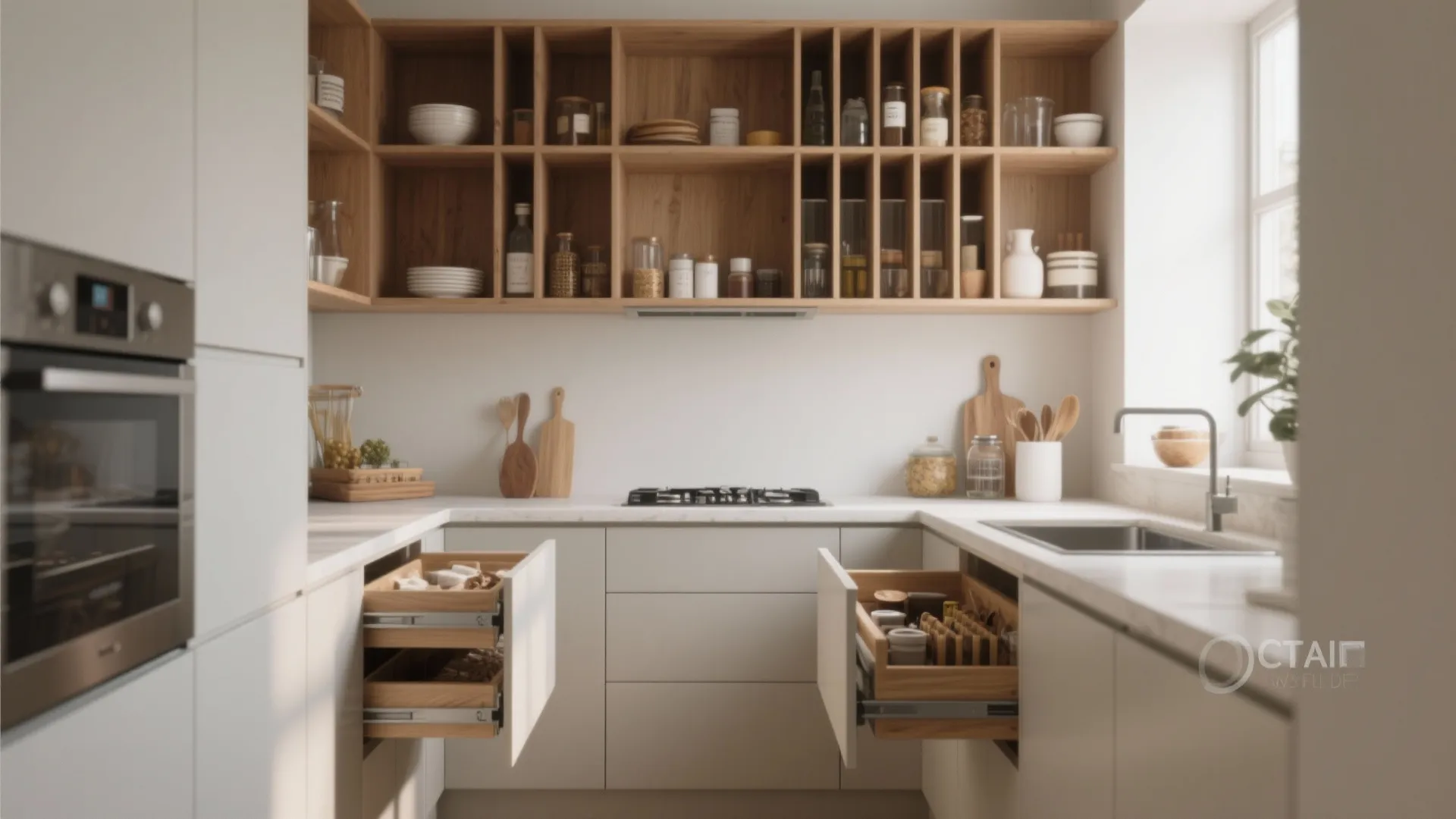 [Section: Minimalist Kitchen Storage]