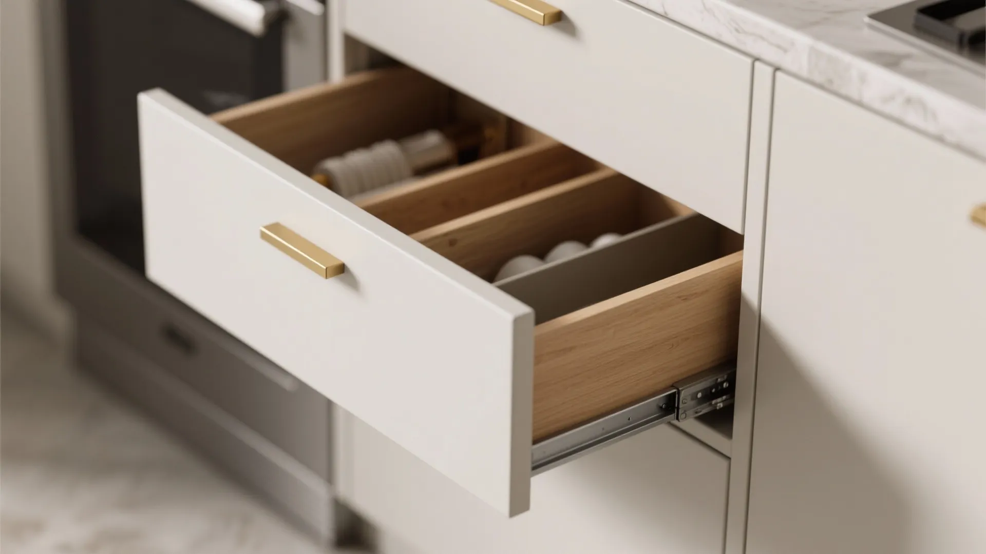Minimalist kitchen storage