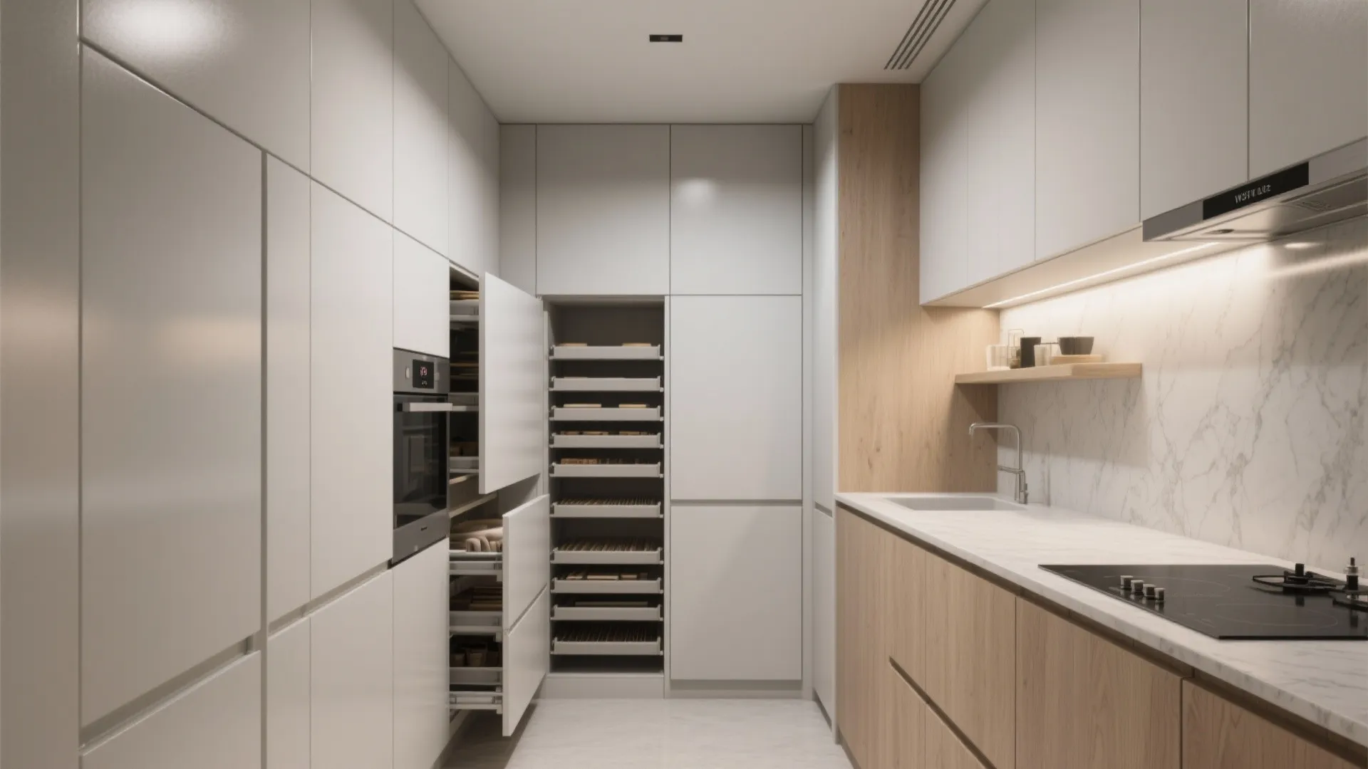 Minimalist storage that works overtime