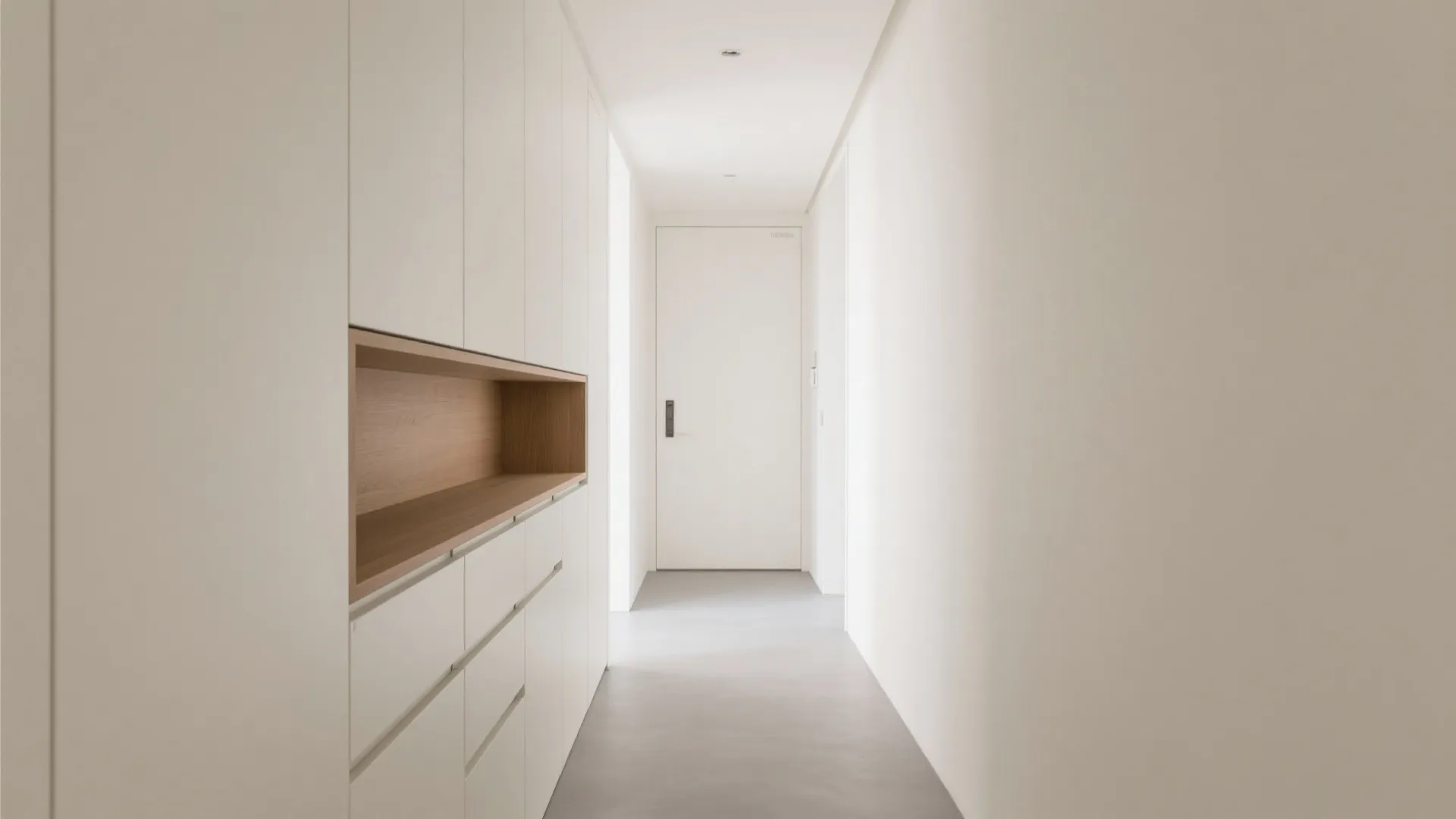 Minimalist Wall Storage That Disappears