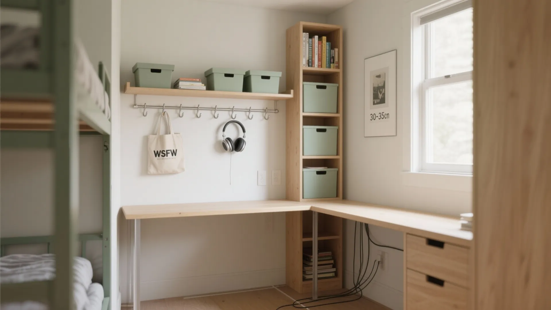 Minimalist Dorm Storage That Feels Designed