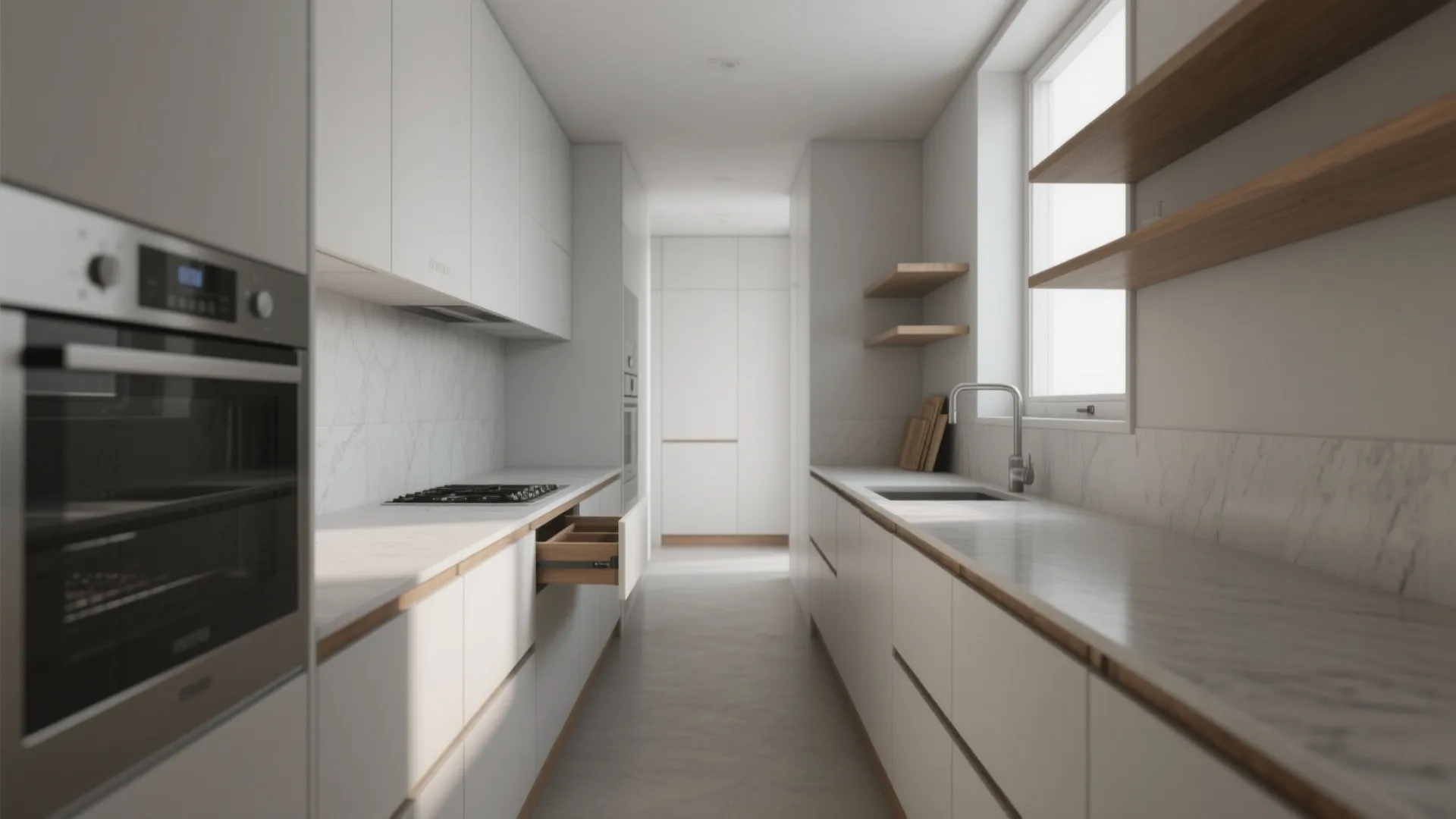 Minimalist Kitchen Storage That Hides the Visual Noise