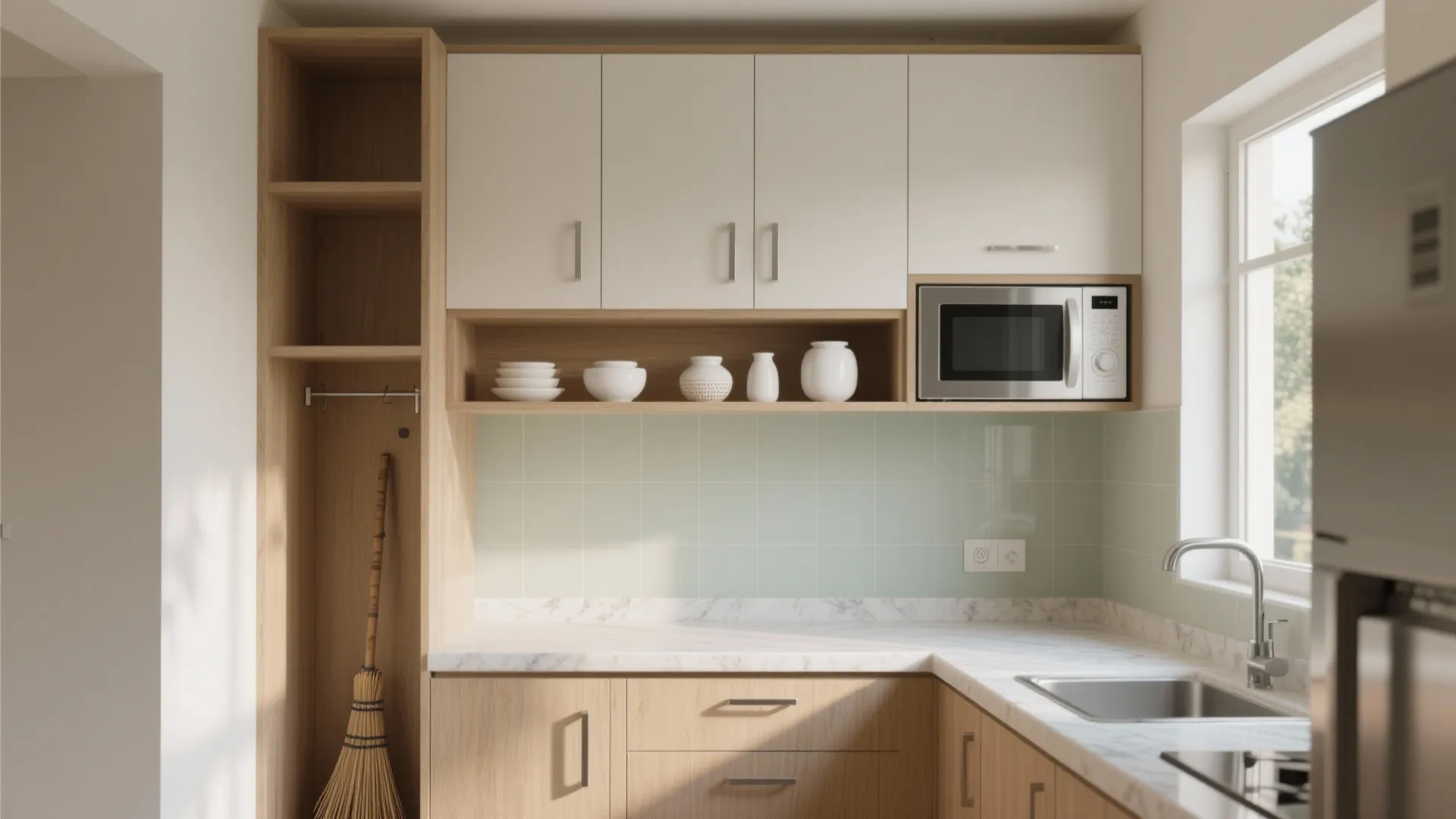 Minimalist kitchen storage