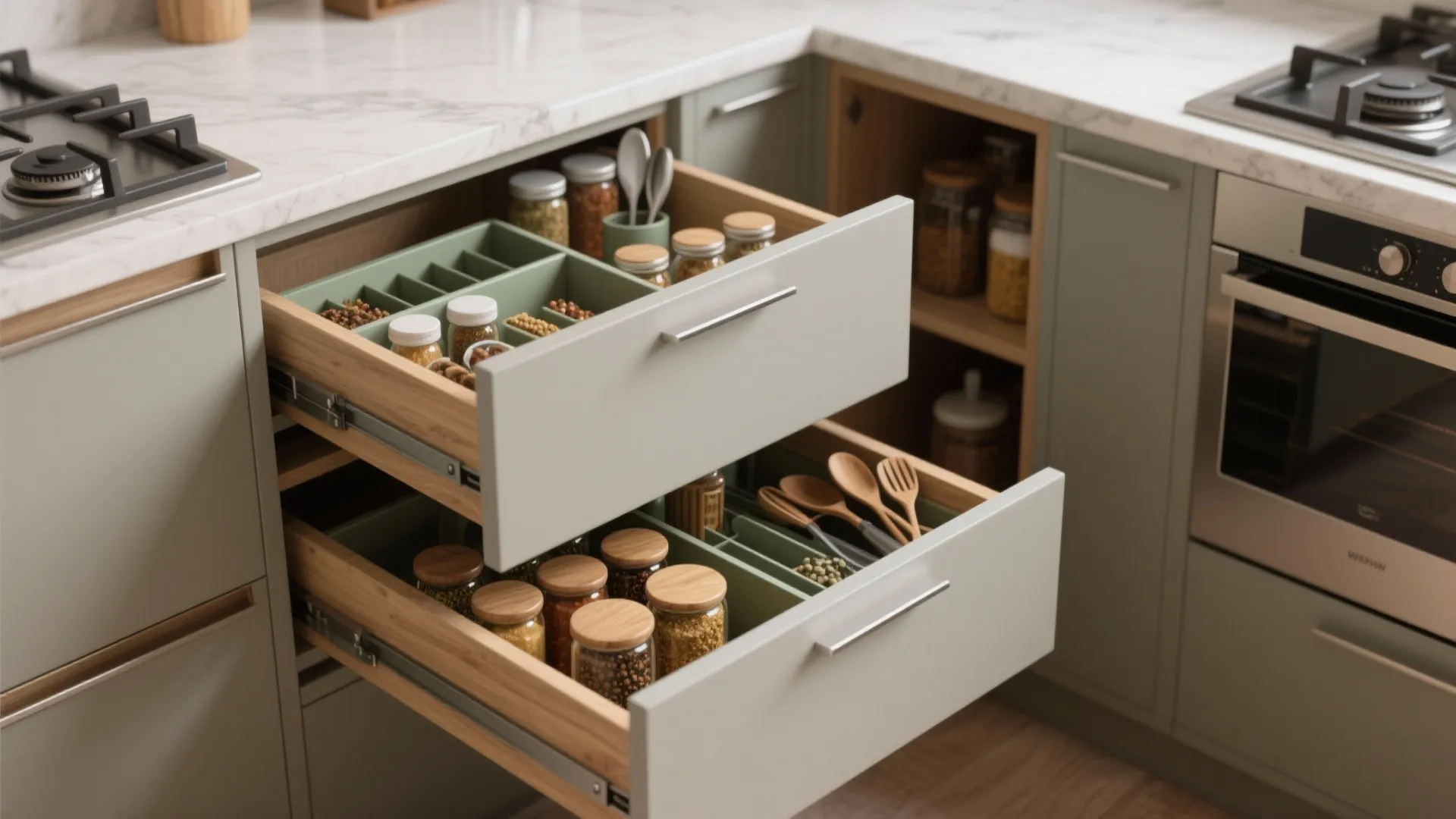 Minimalist storage that actually hides the mess