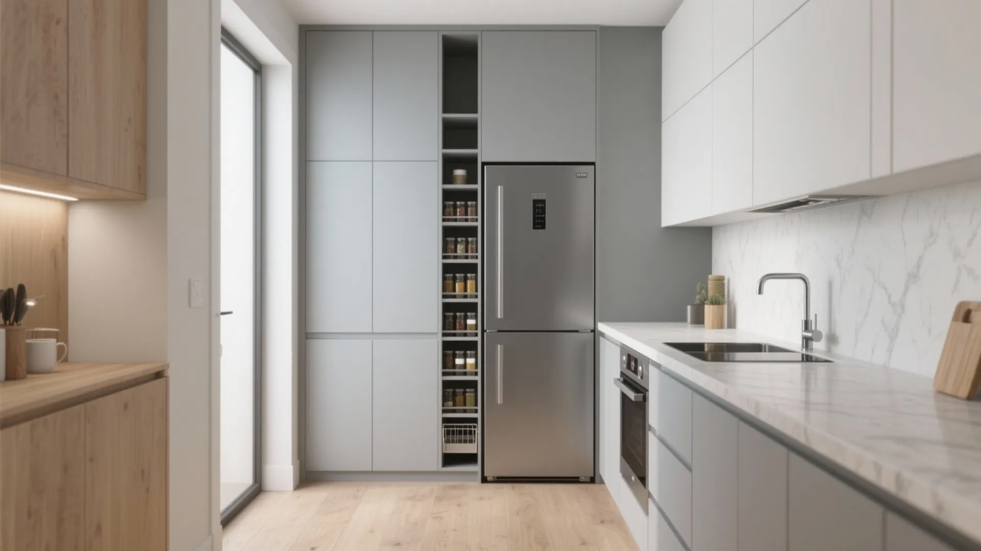 Minimalist Kitchen Storage