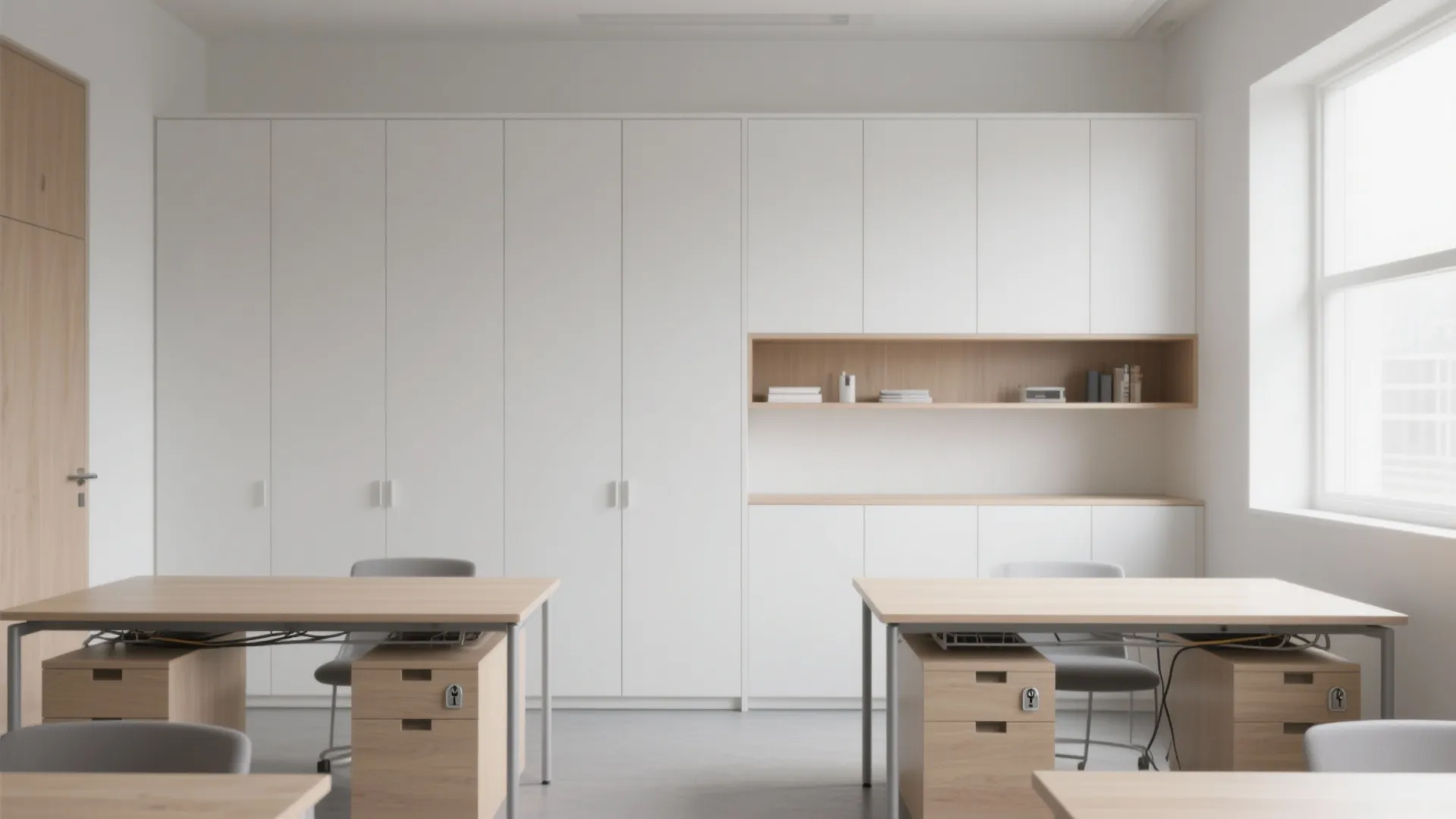 Minimalist Storage for Distraction-Free Walls