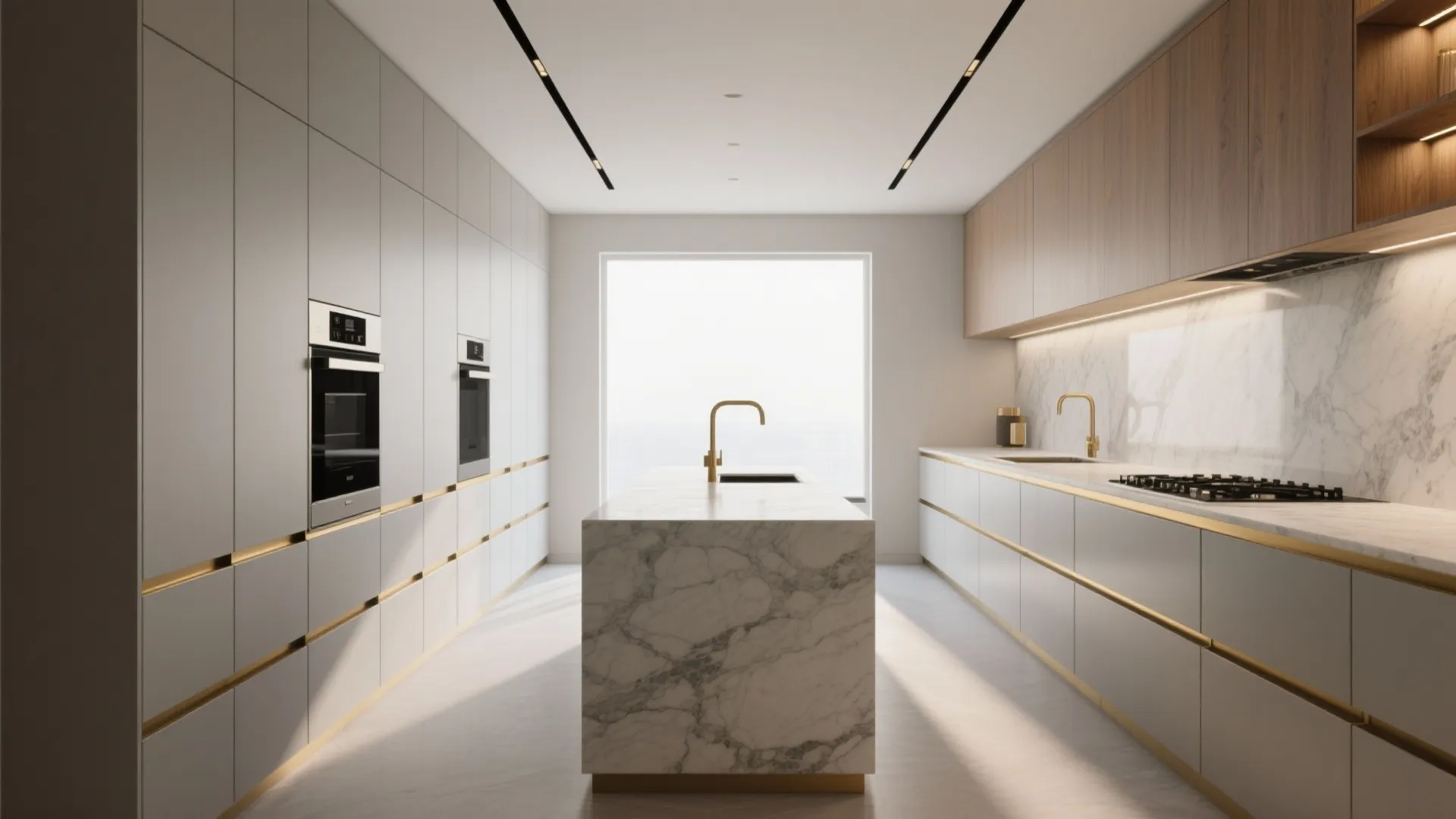 Minimalist Luxury Kitchen Storage