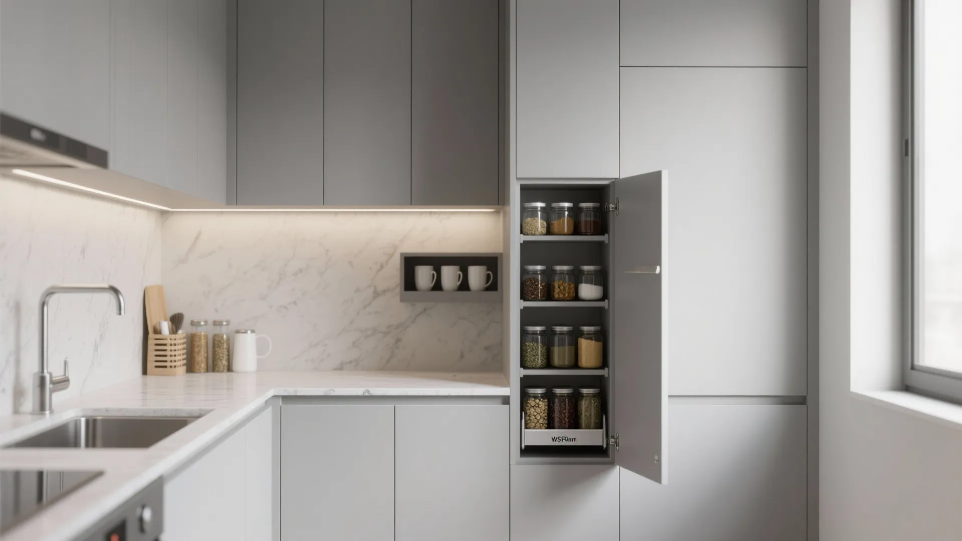 Minimalist Kitchen Storage