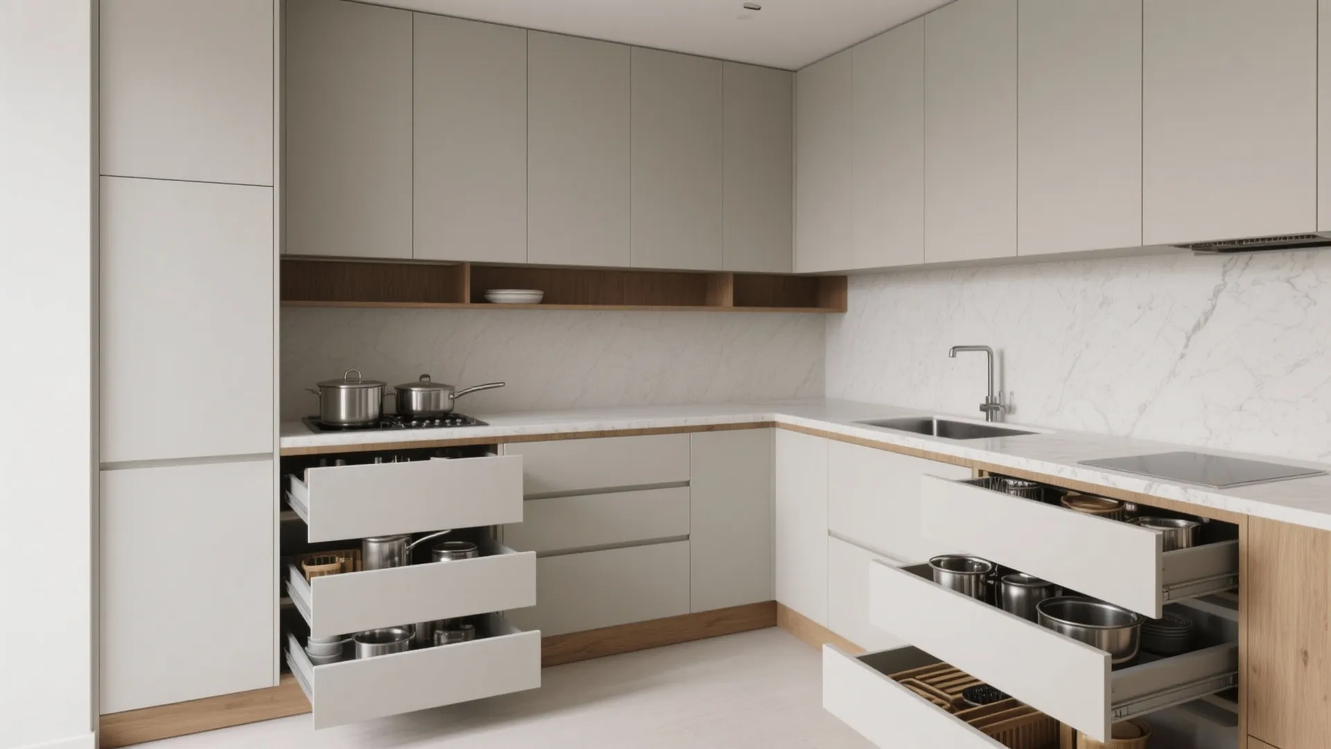 Minimalist Kitchen Storage That Actually Holds More