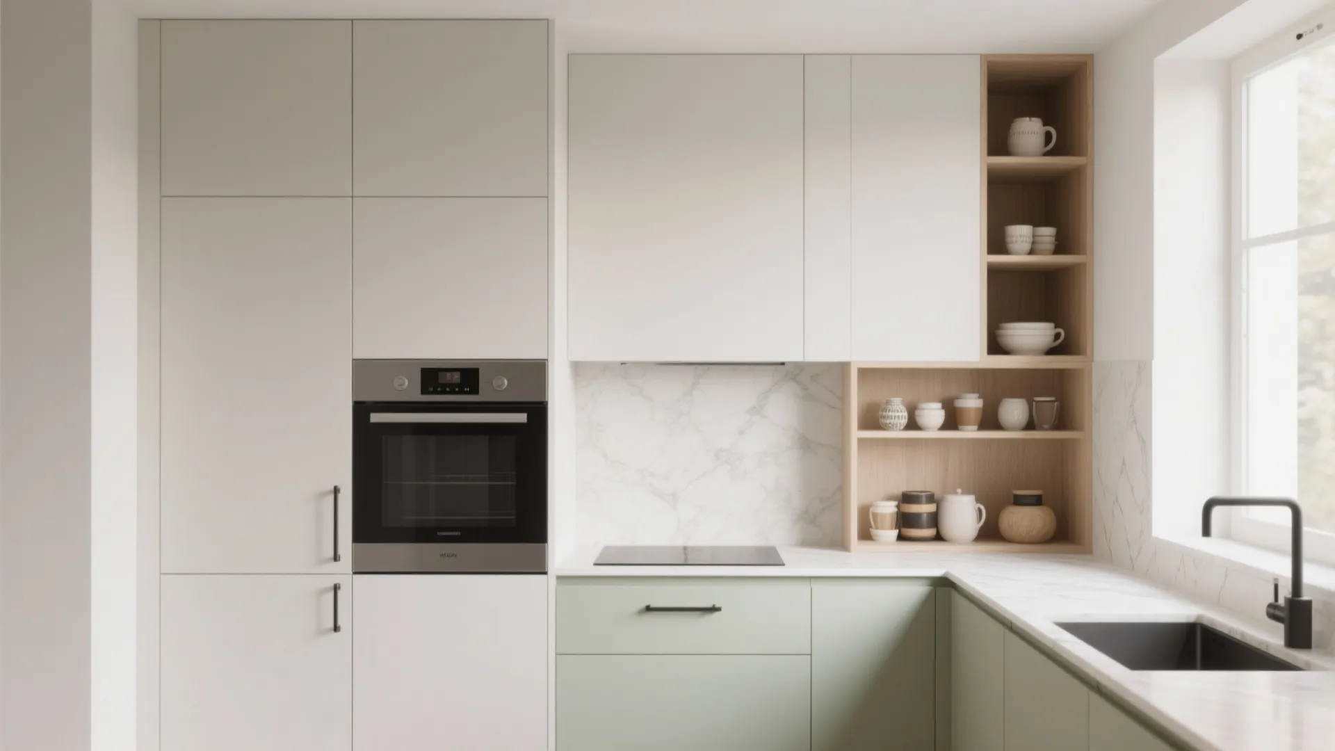 Minimalist Kitchen Storage That Hides the Chaos