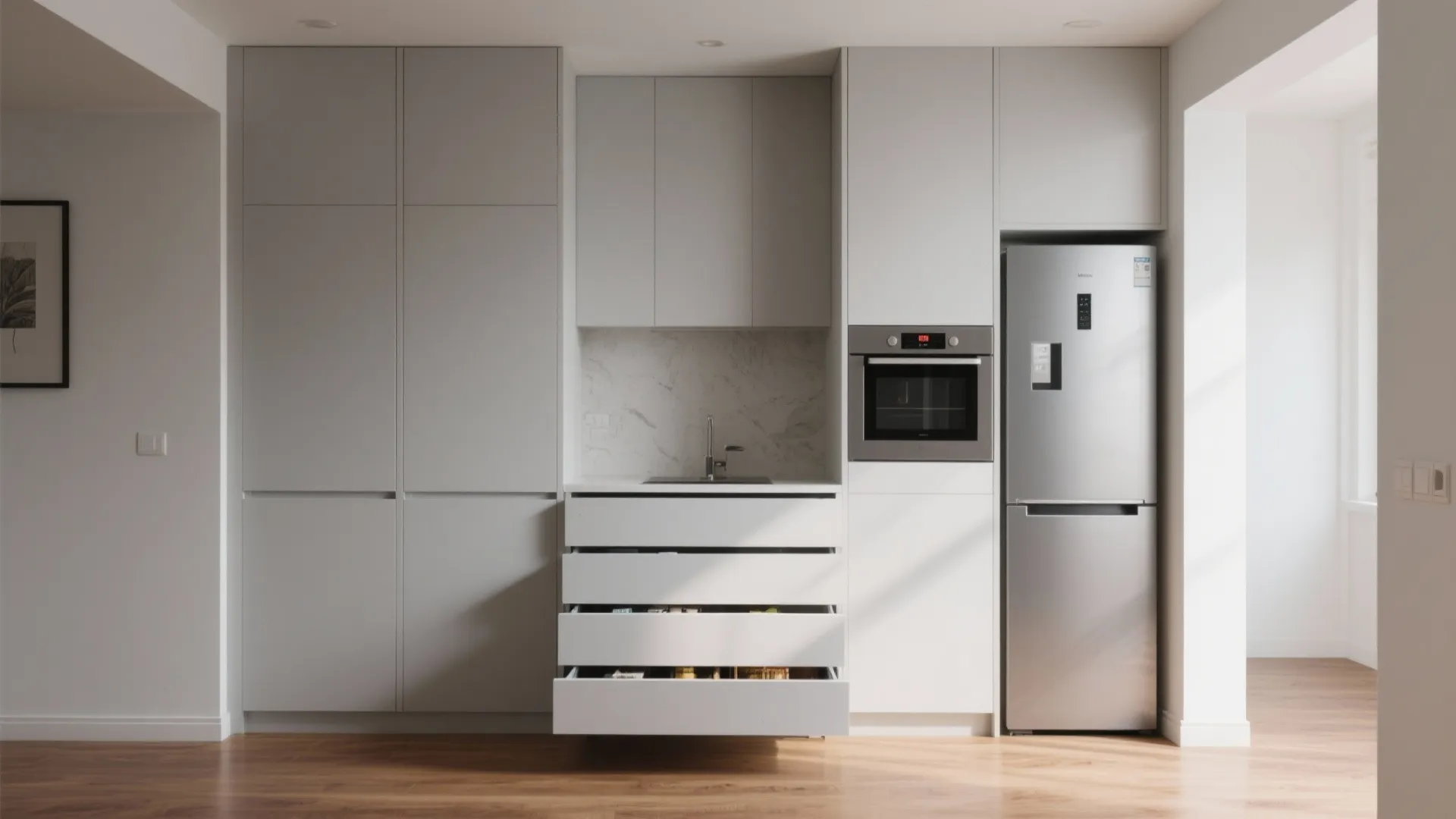 Minimalist Kitchen Storage for Small Apartments