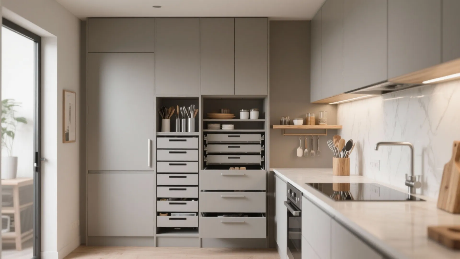Minimalist Kitchen Storage Done Right