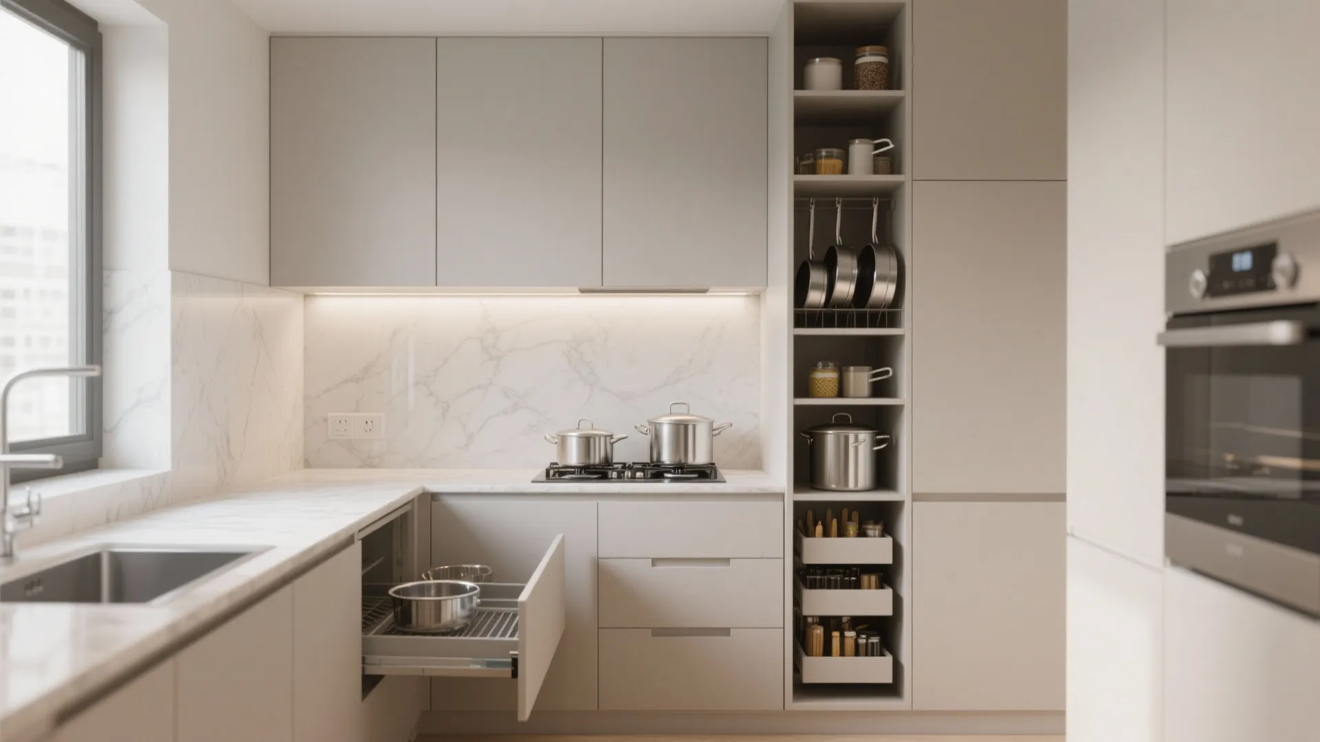 Minimalist Kitchen Storage