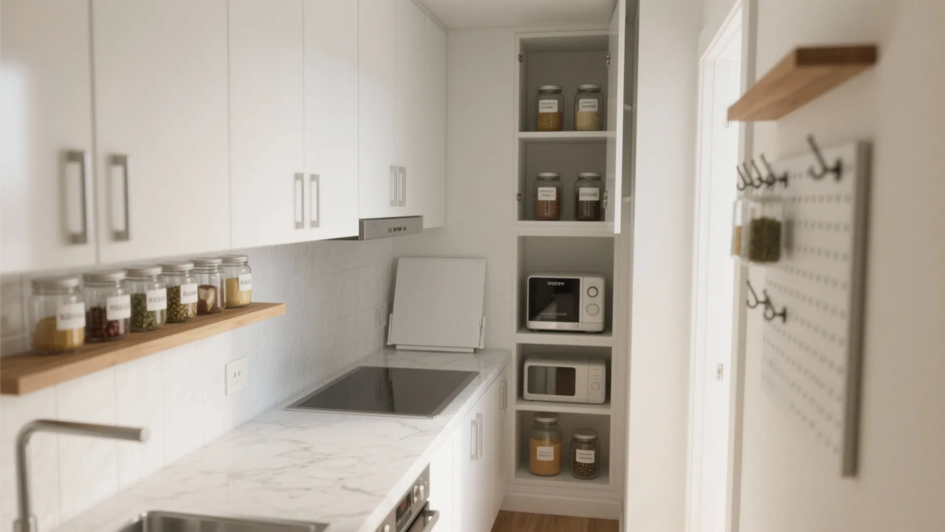 Minimalist Kitchen Storage, Maximum Calm