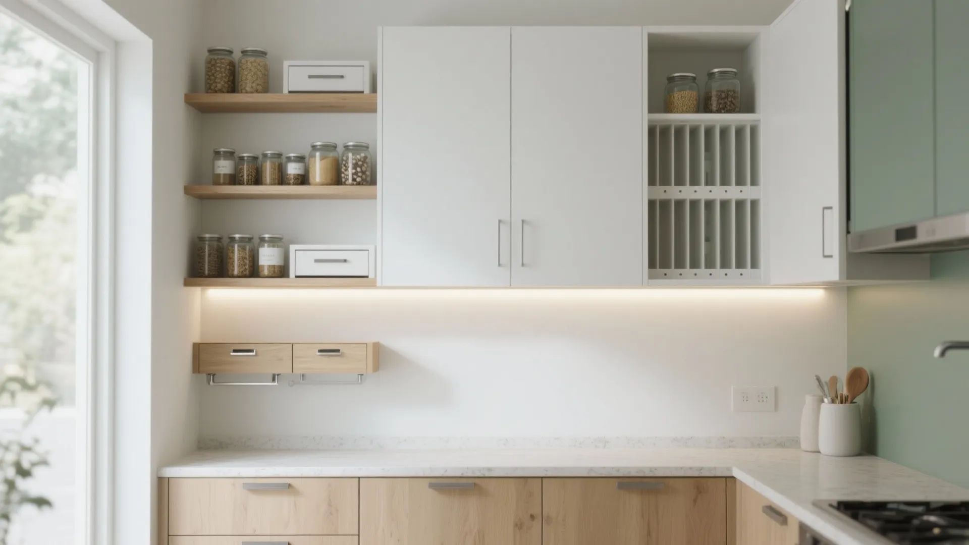 Minimalist Kitchen Storage for Clarity