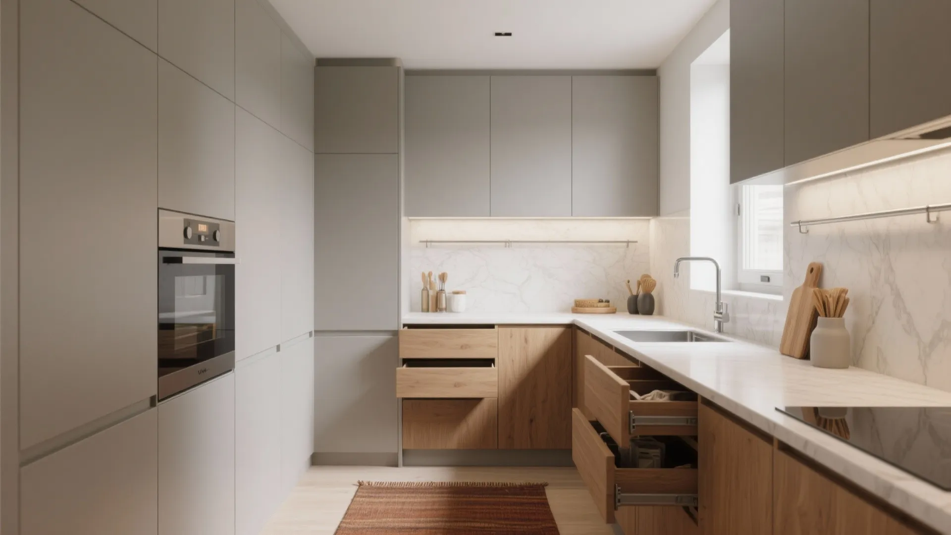 Minimalist Kitchen Storage