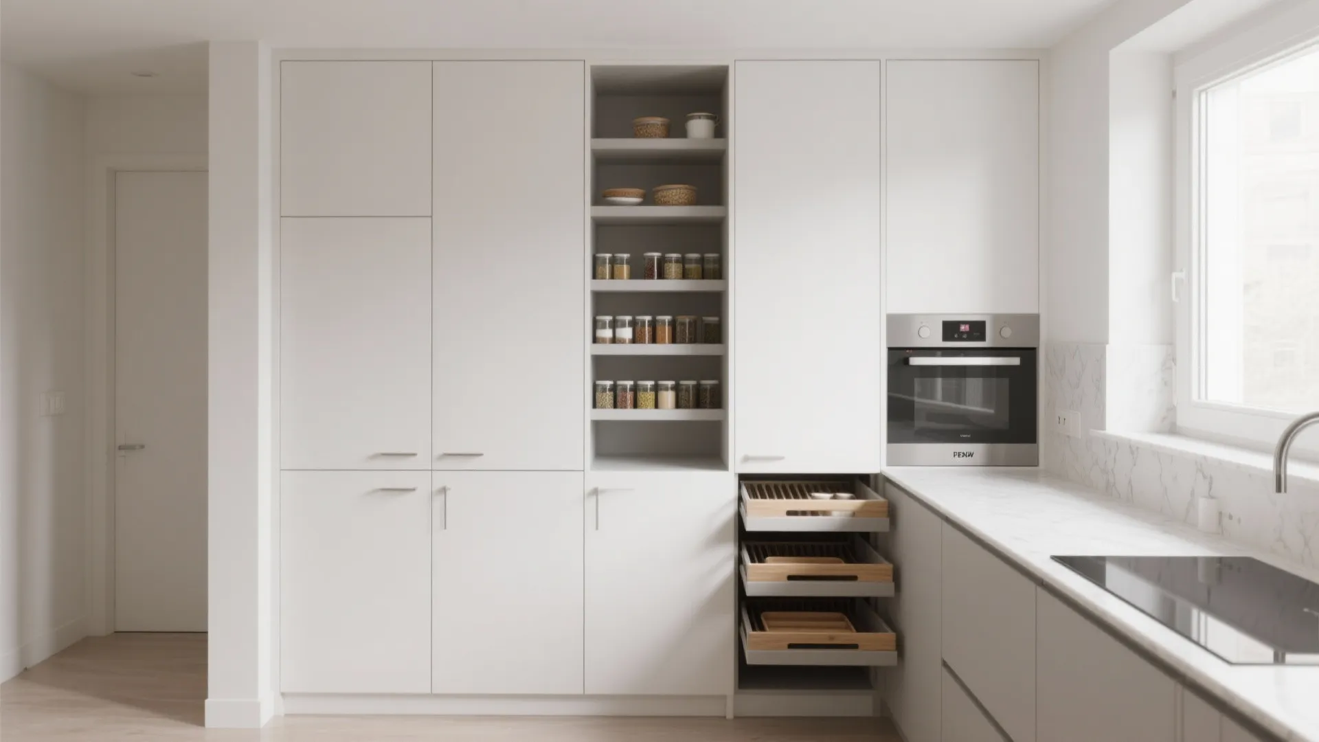 Minimalist Kitchen Storage