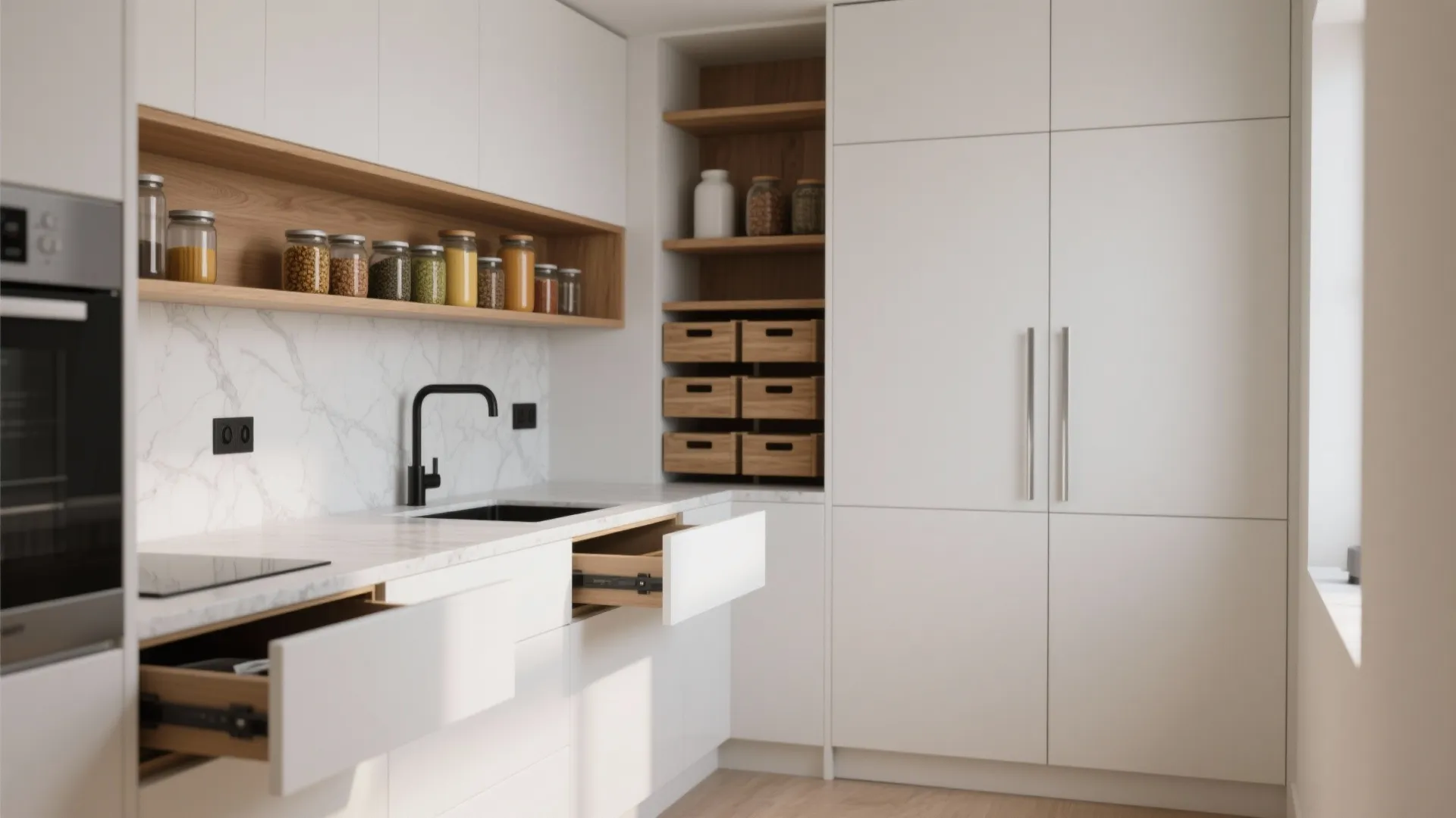 Minimalist Kitchen Storage