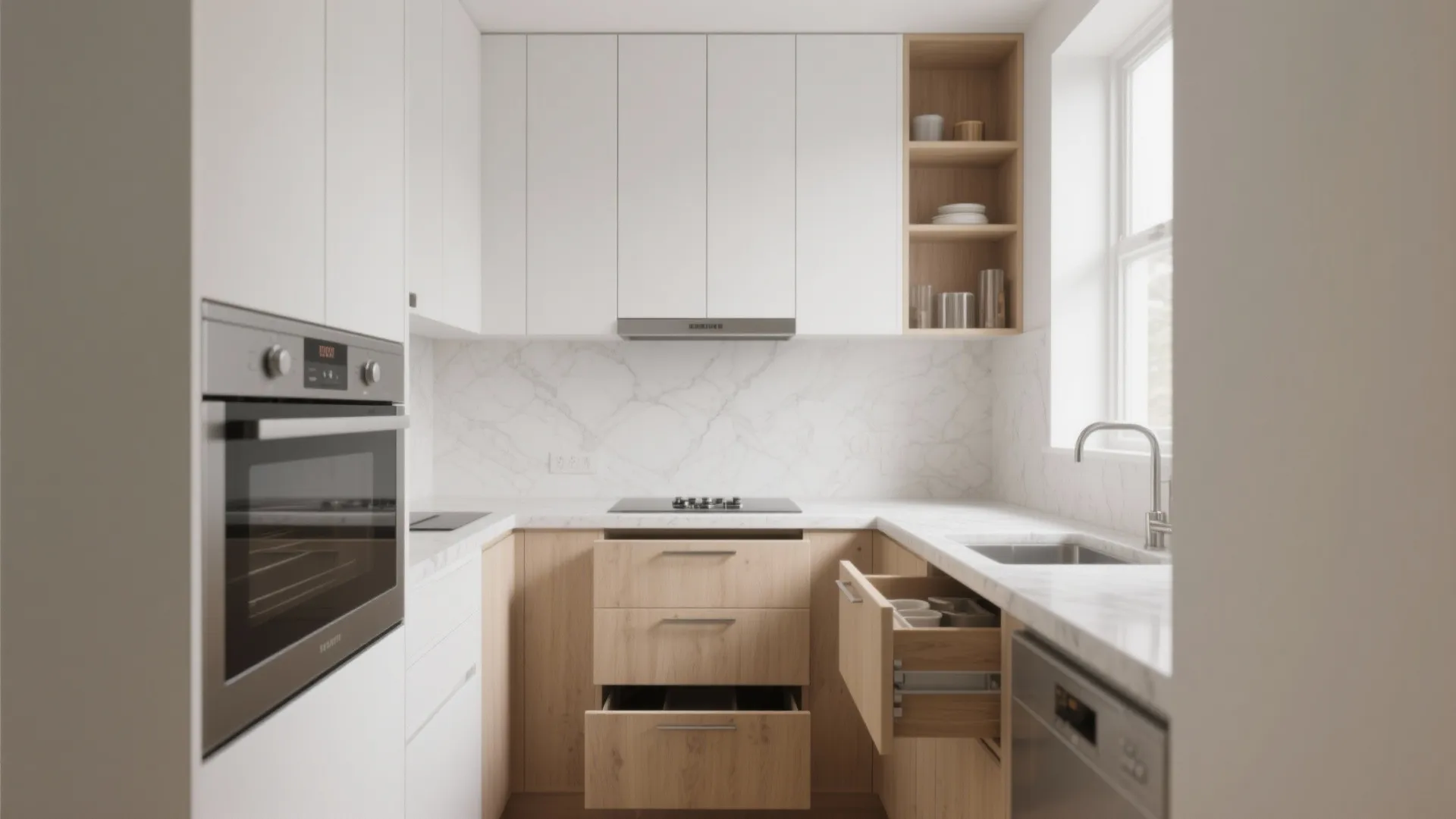 Minimalist Kitchen Storage that Works