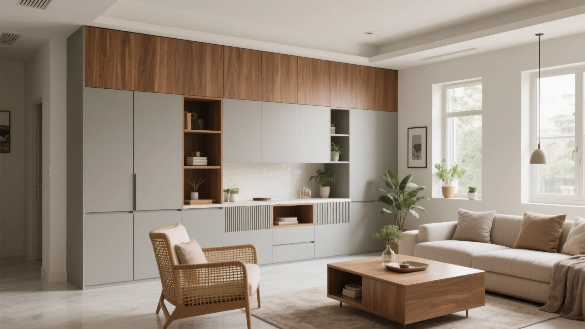 Minimalist Storage with a Soft-Modern Edge