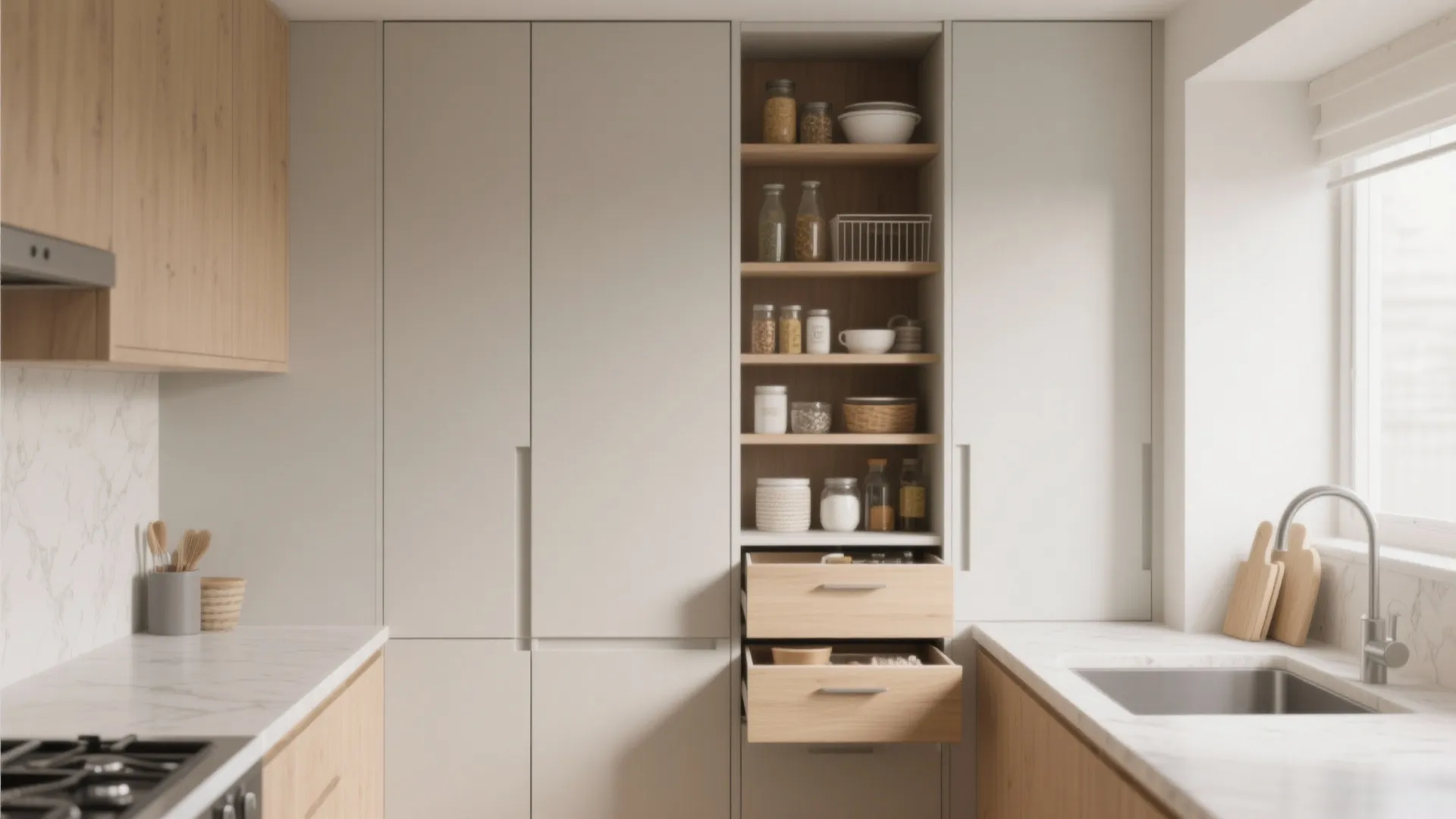 Minimalist Kitchen Storage That Actually Works
