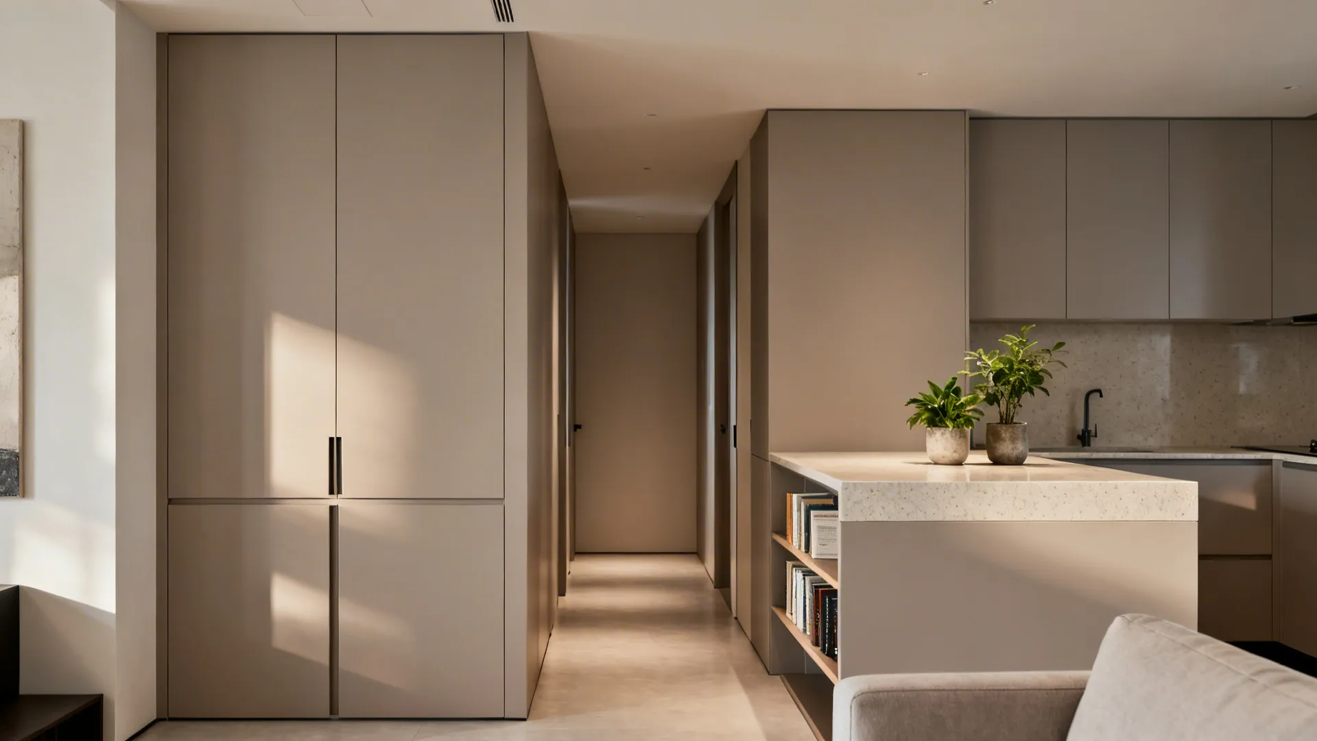 Minimalist Storage that Disappears into the Walls