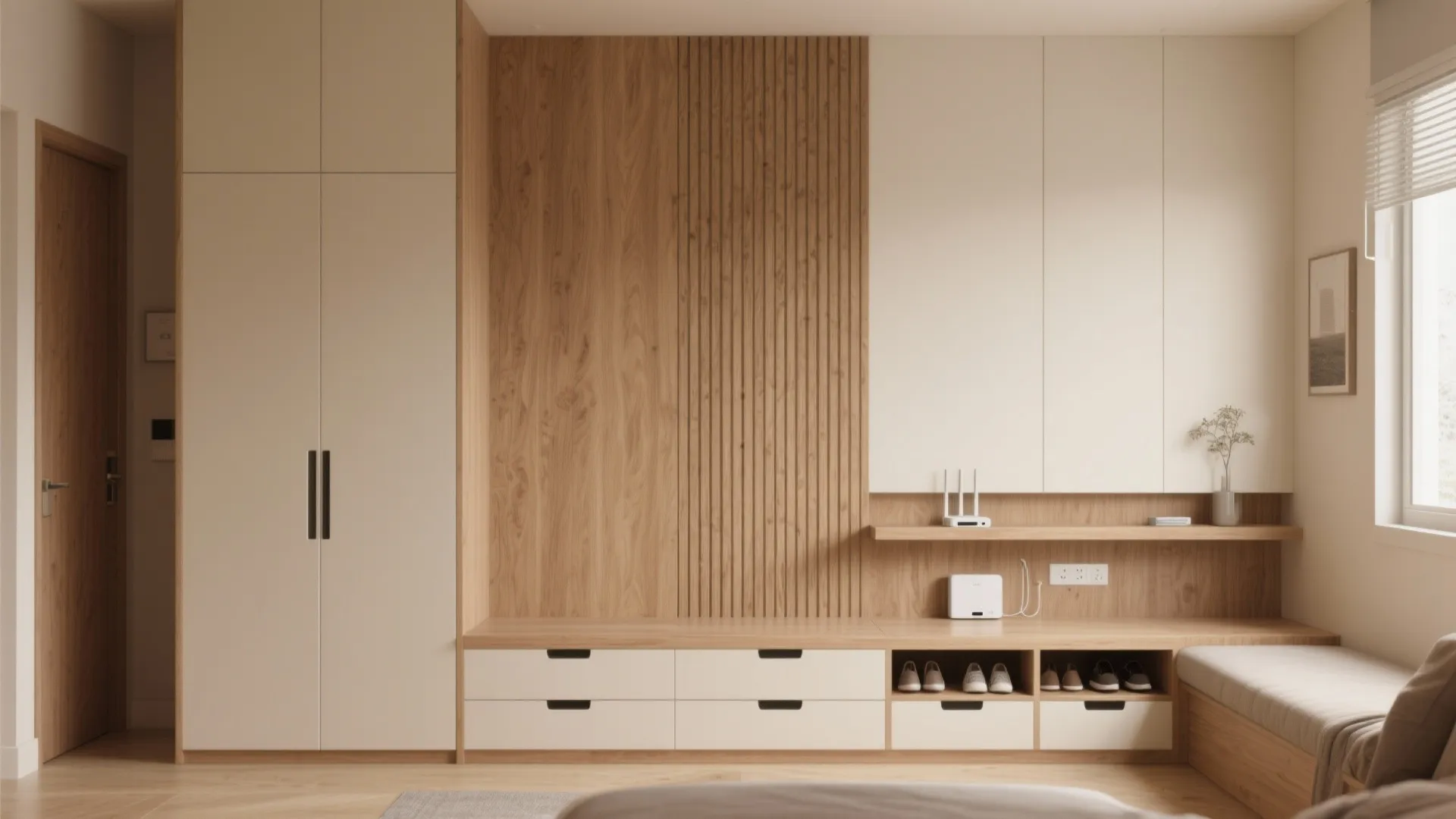 Minimalist storage that doubles as furniture