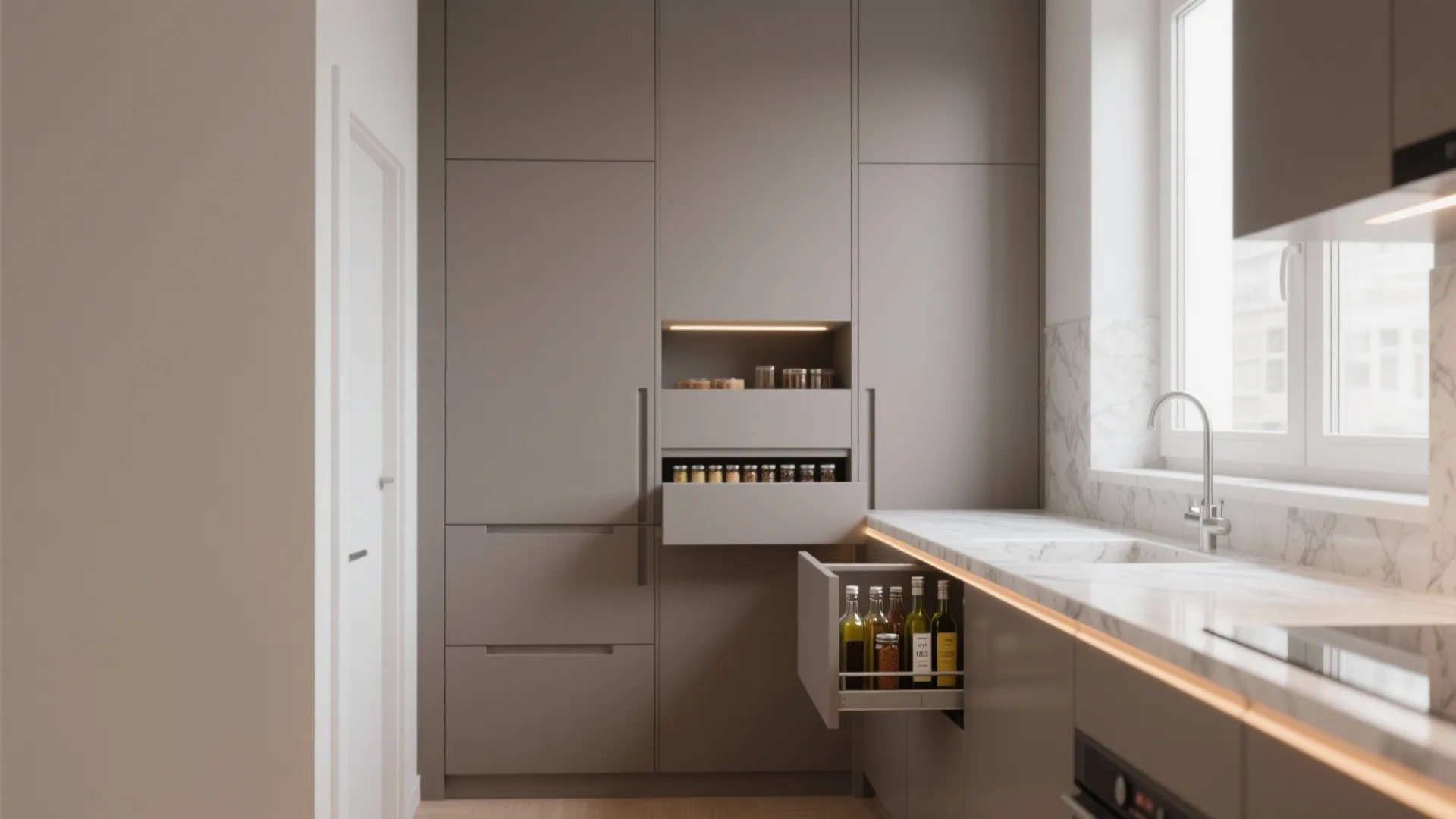 Minimalist Kitchen Storage for 3 BHKs