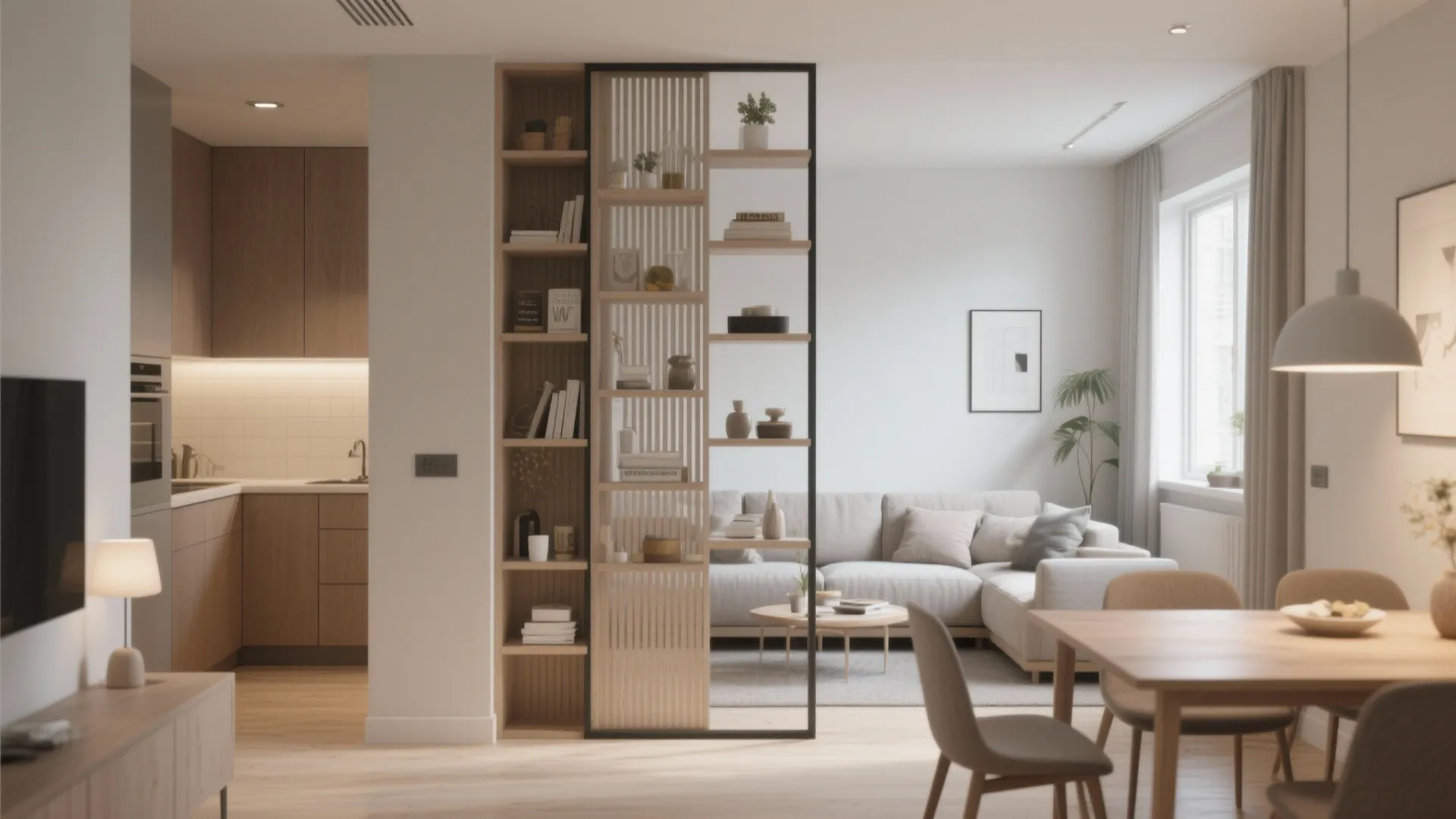 1. Minimalist Storage Divider