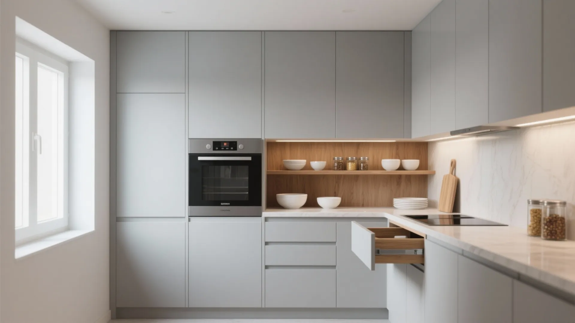 Minimalist Kitchen Storage for Small Spaces