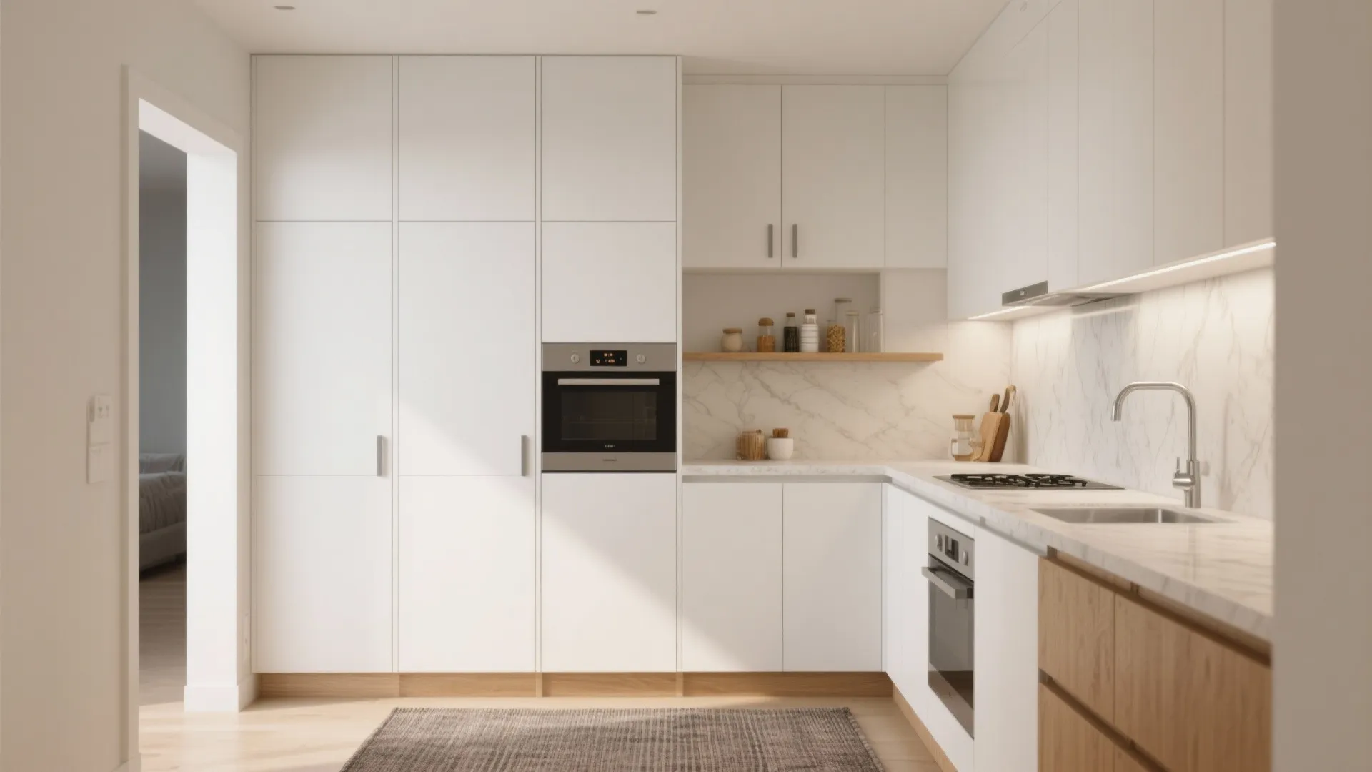 Minimalist Kitchen Storage