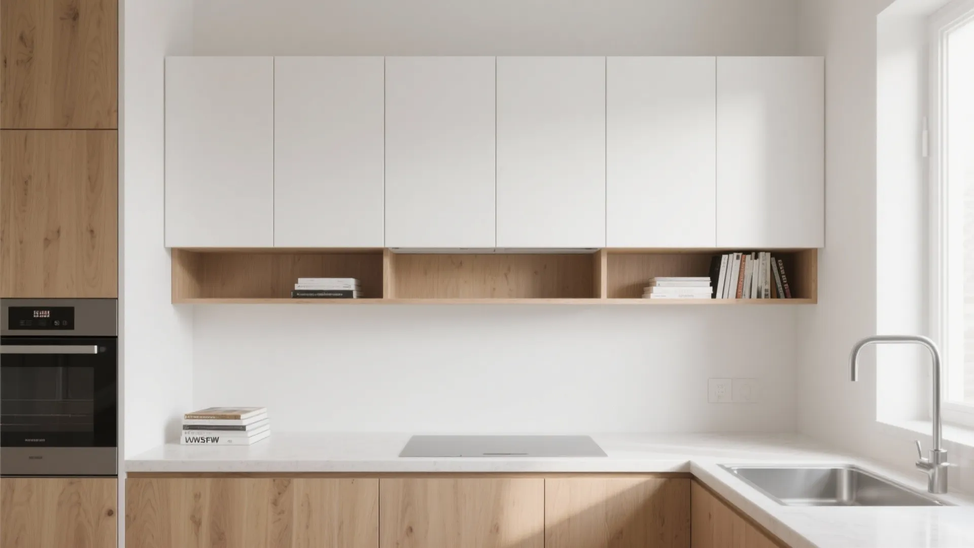 Minimalist Kitchen Storage for Study-First Living