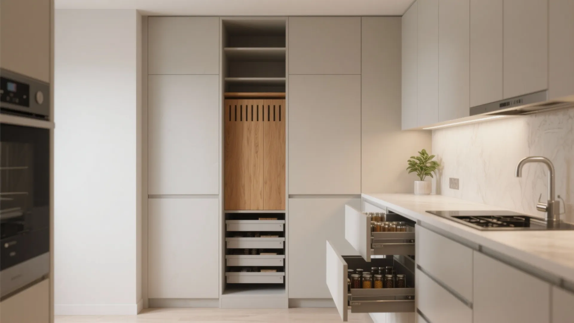 Minimalist Kitchen Storage