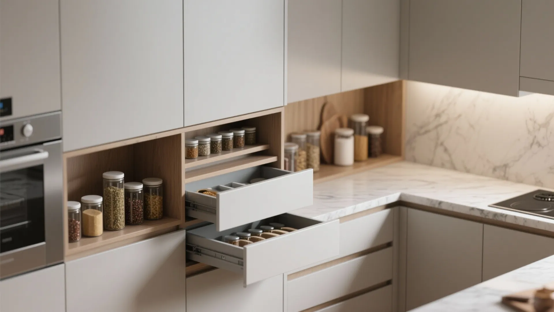 Minimalist Kitchen Storage
