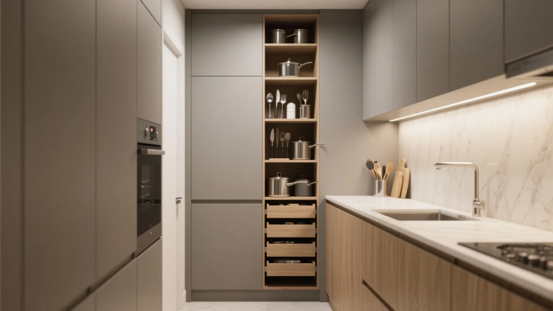 Minimalist Kitchen Storage That Works