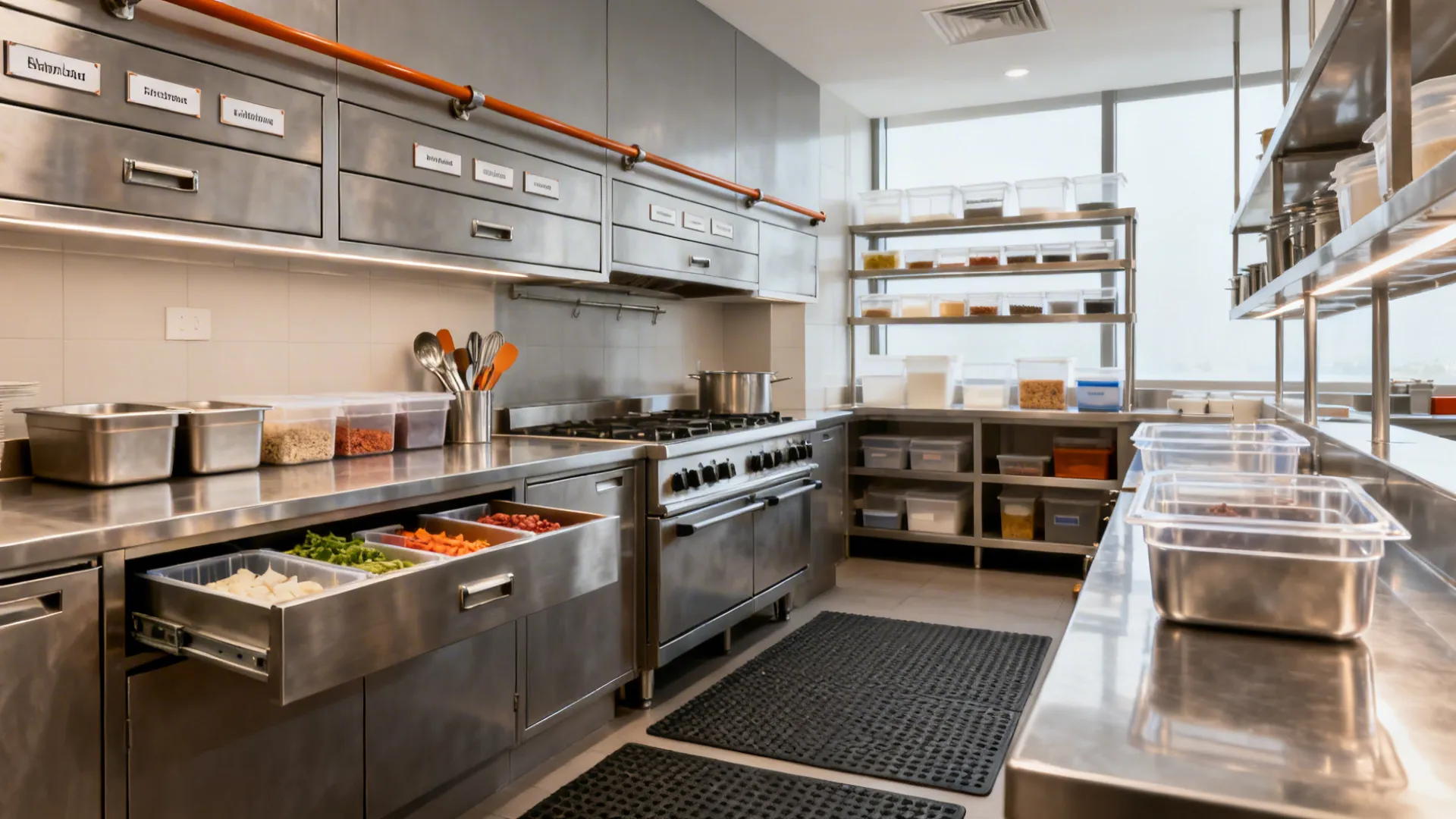 Minimalist storage for rapid-fire service