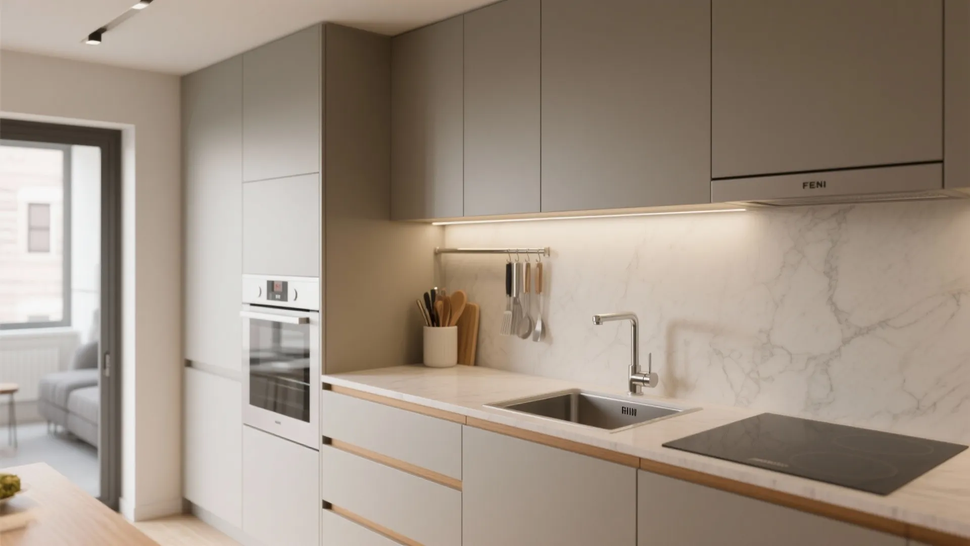 Minimalist Storage With Sculpted Lines