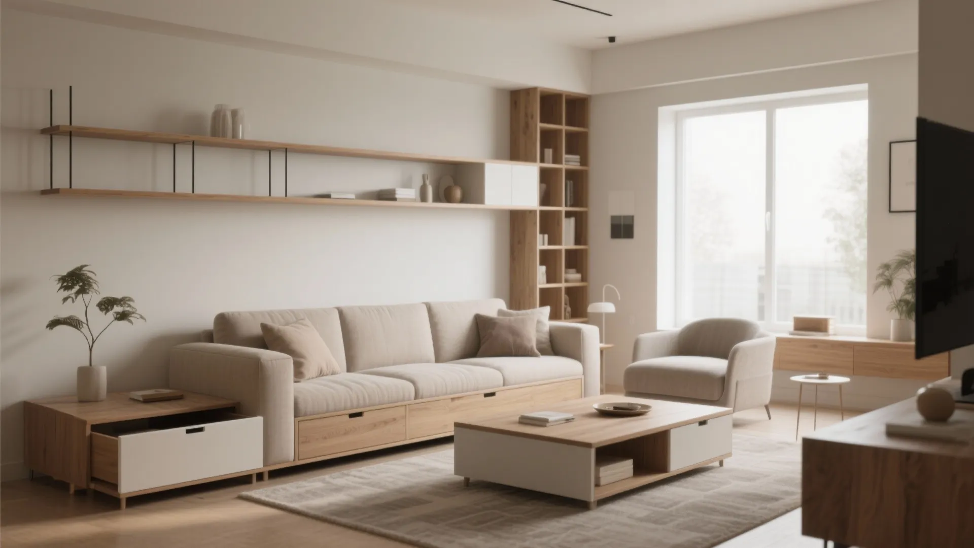 1. Minimalist Storage Solutions