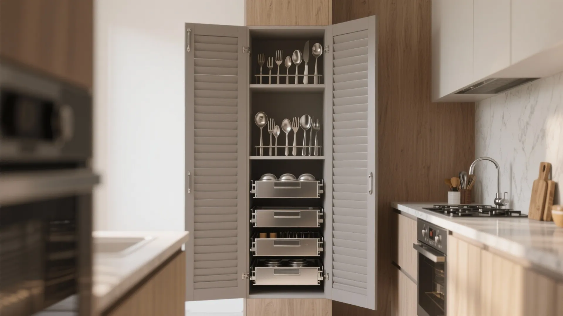 Minimalist Kitchen Storage That Actually Fits